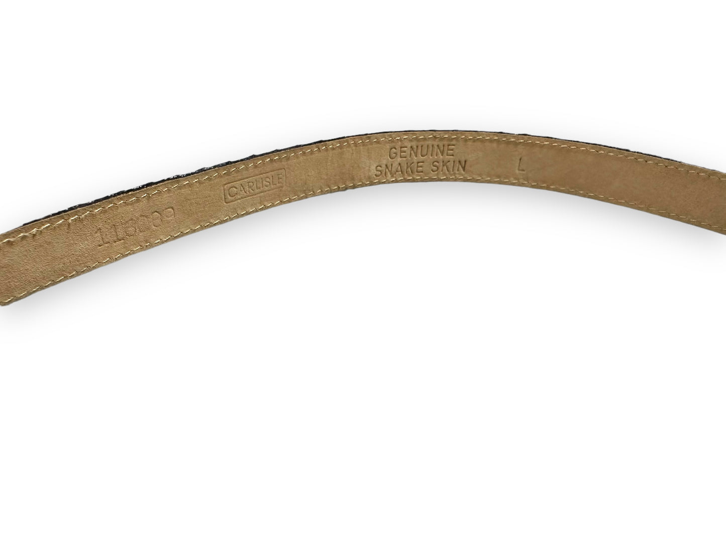 1990s Carlisle Purple Snakeskin Belt