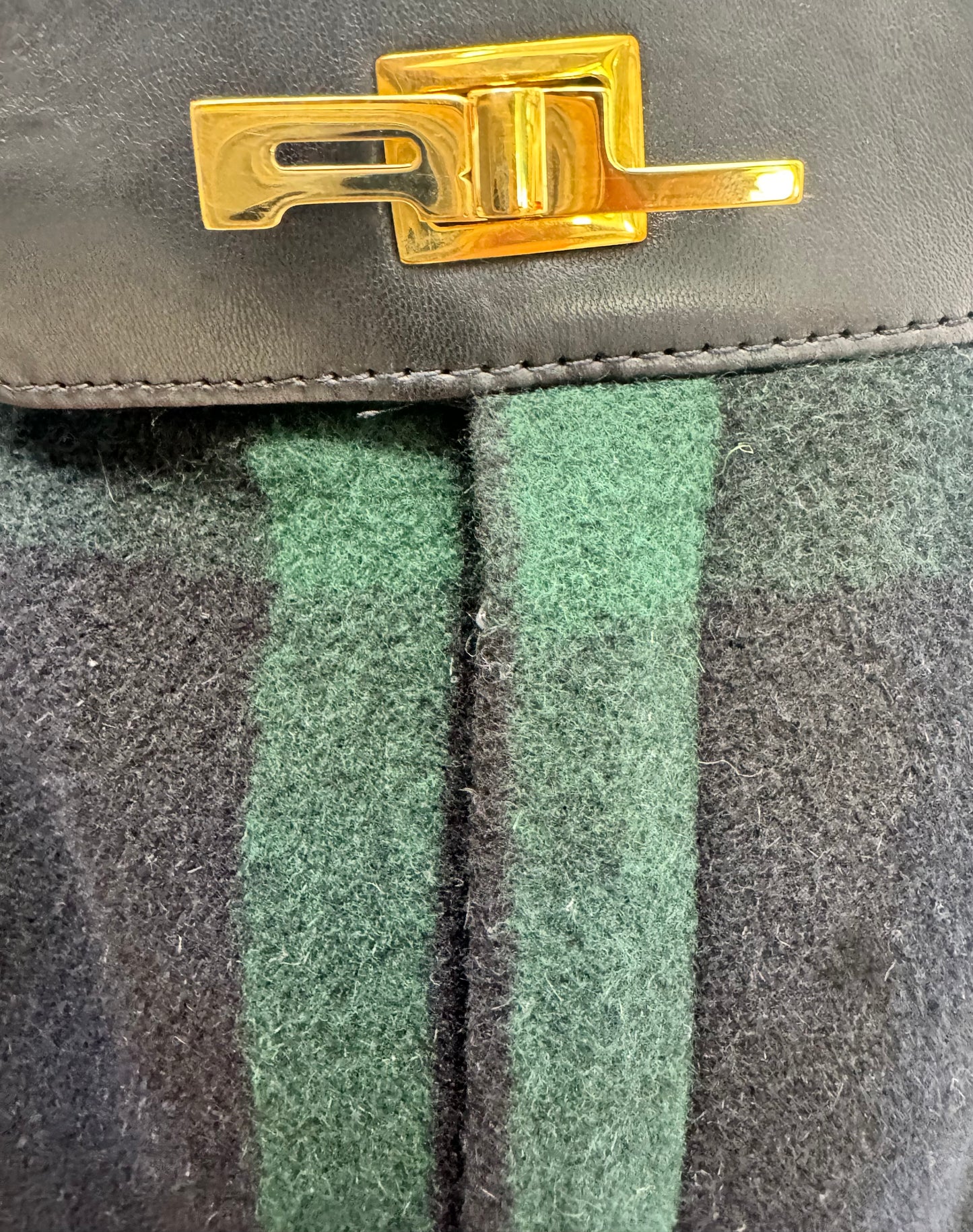 #15. Vintage Ralph Lauren Black Watch Tartan Wool Pencil Skirt (Black Label)