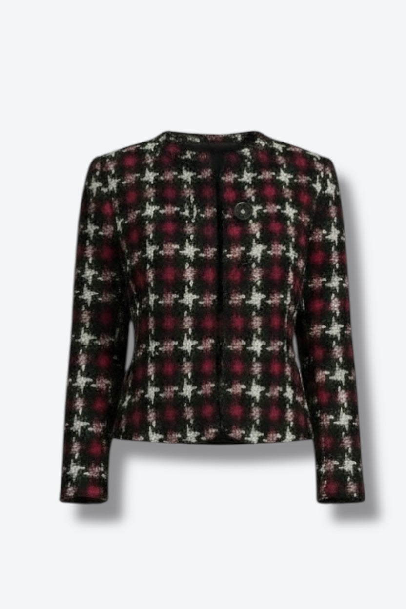 1990s Platine Paris Houndstooth Blazer