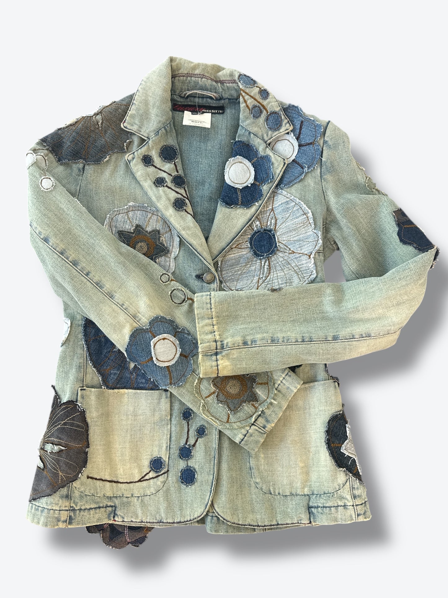 Miss Sixty Jacket Denim Appliqué Blazer