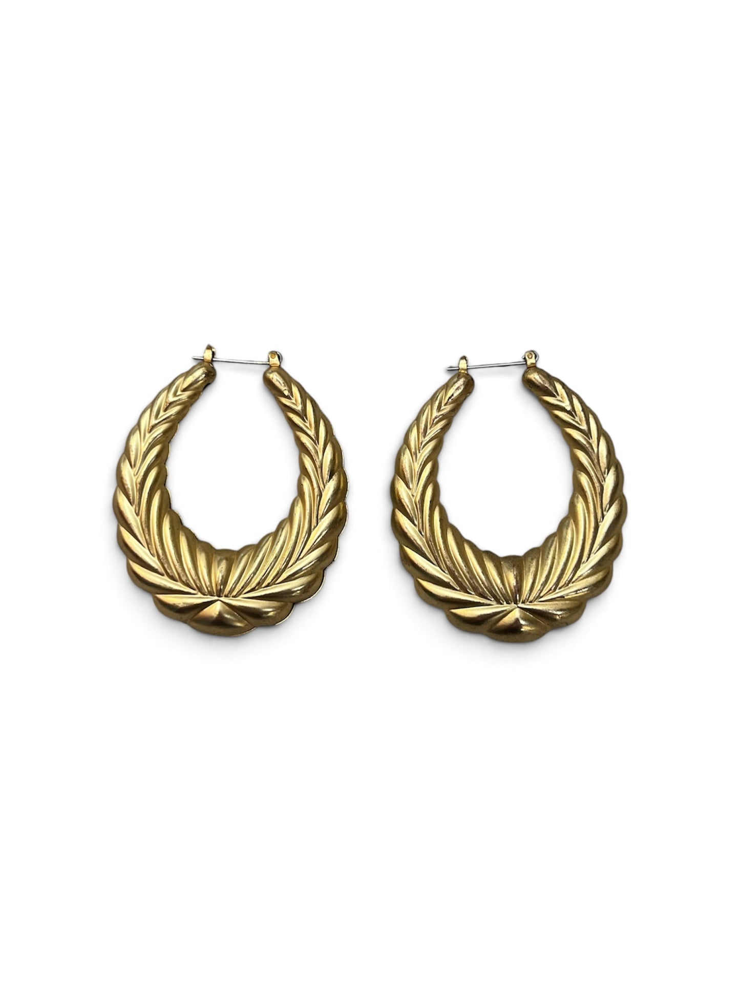 1980s/90s Gold Hoop Earrings (Post)