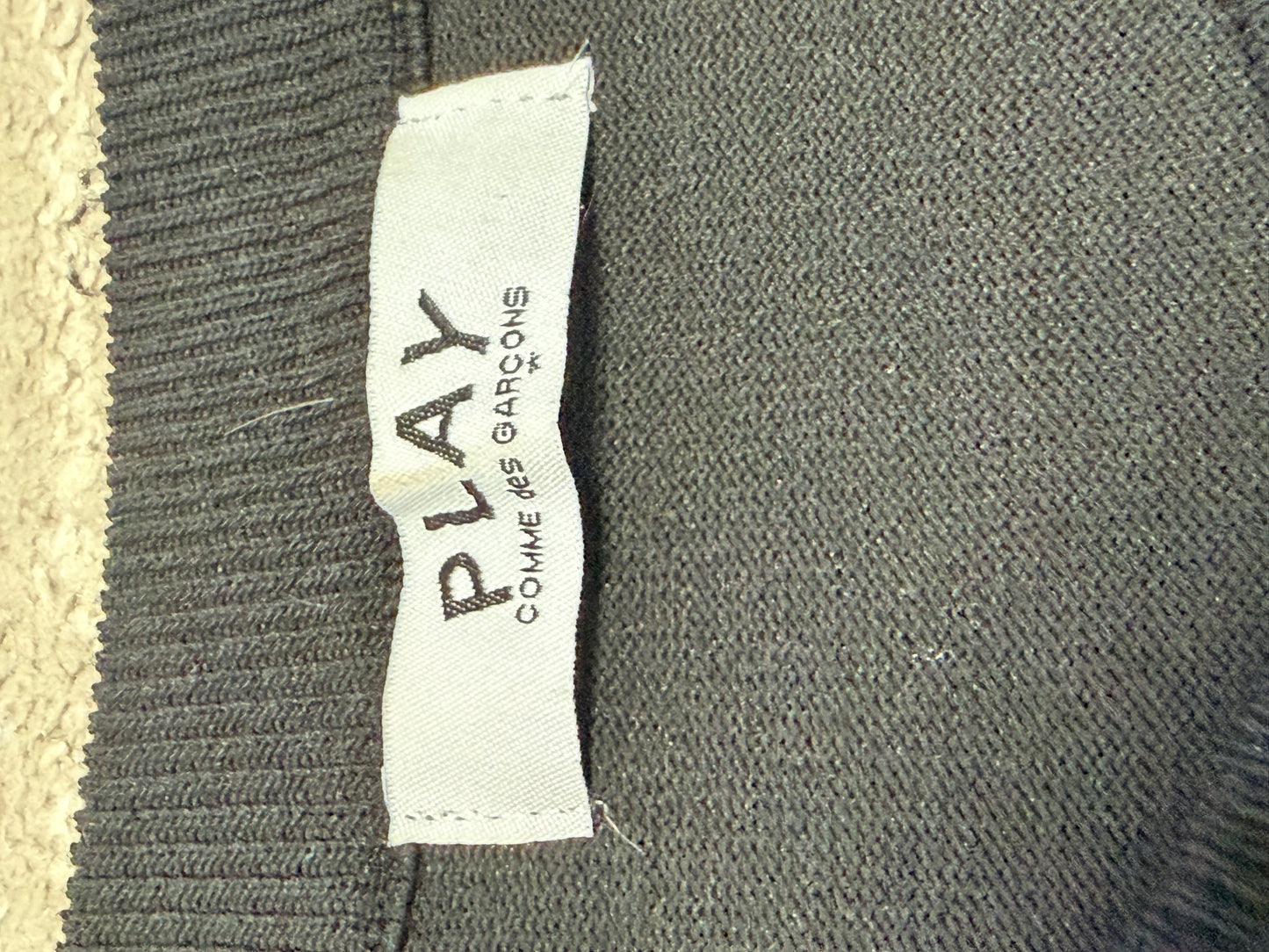 Play Comme Des Garçon 3 Heart Sweater