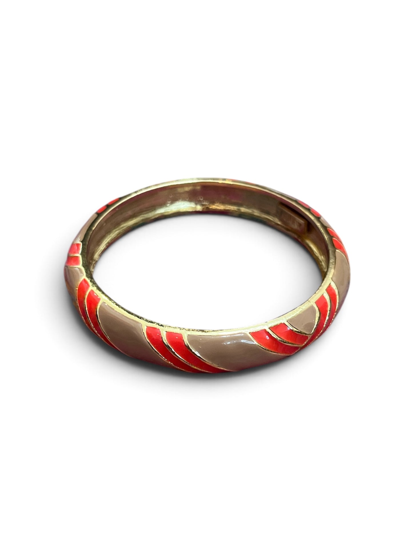Y2K Orange J Crew Metal Bangle