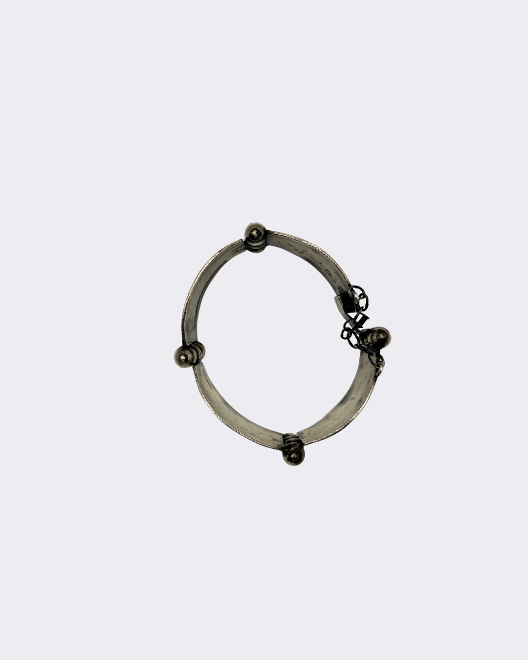 Mid 20th Century Vintage Mexican Sliver Mayan Bracelet