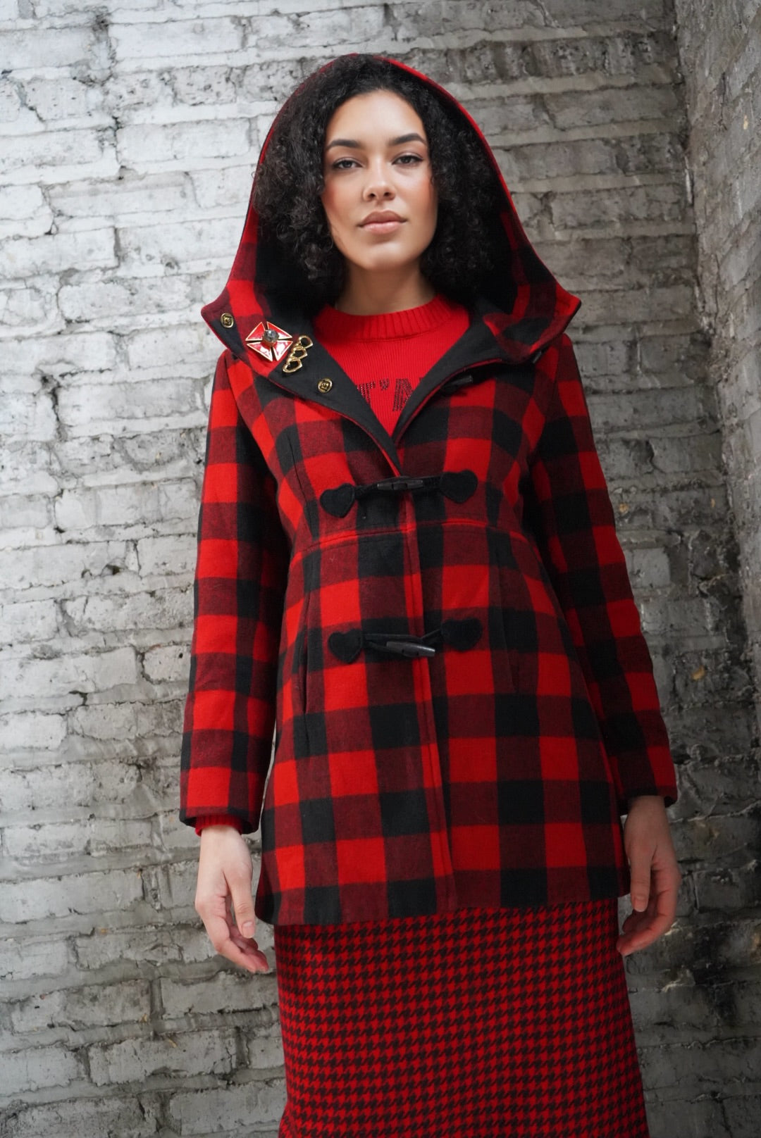 Y2K Betsey Johnson Wool Coat