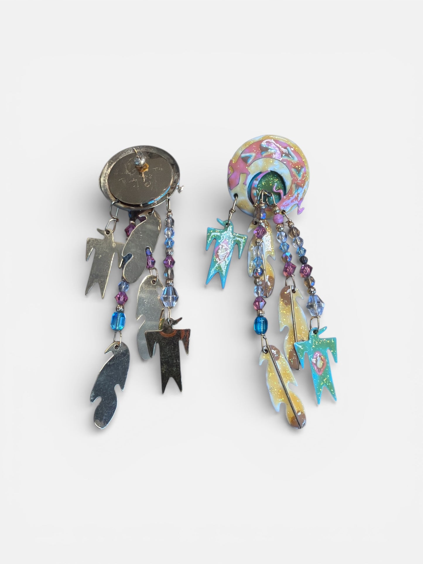 1988 Lunch at the Ritz Navajo Chandelier Earrings