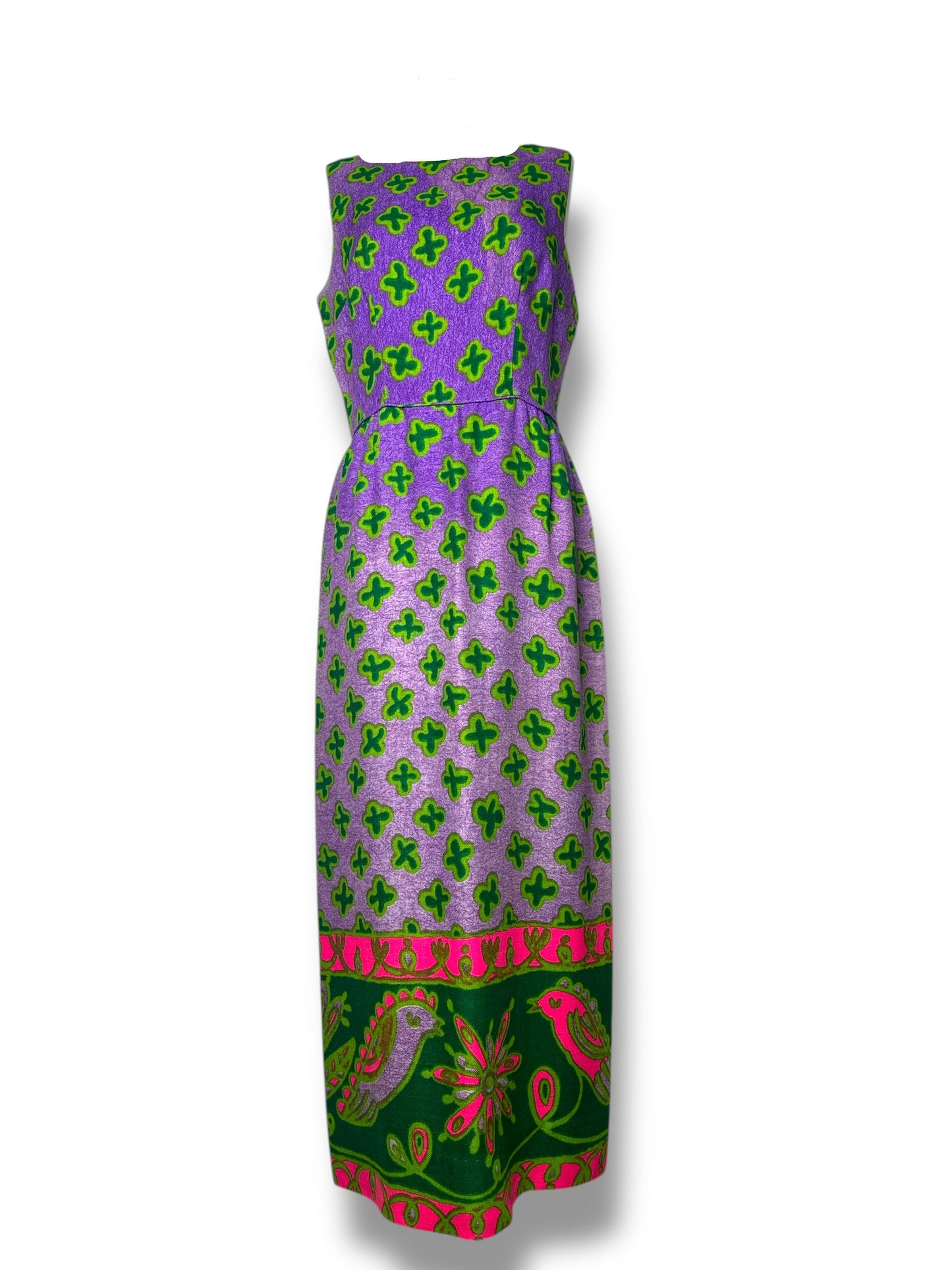 1960s Designer Collection Malihini Hawaii Vintage Sheath Dress