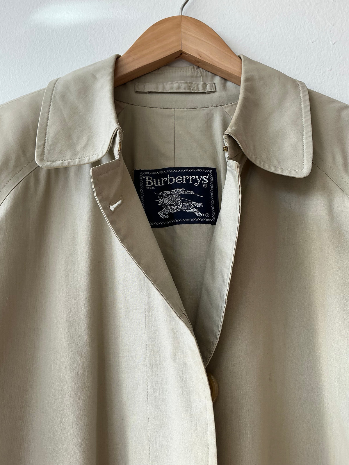 1980s/90s Burberrys' Beige Trenchcoat