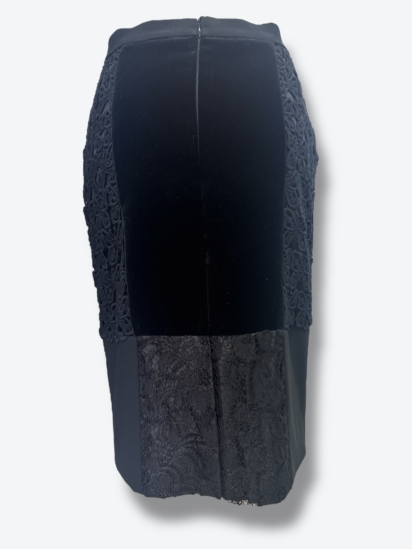 #2. Y2K Moschino CheapAndChic Mixed Media Pencil Skirt