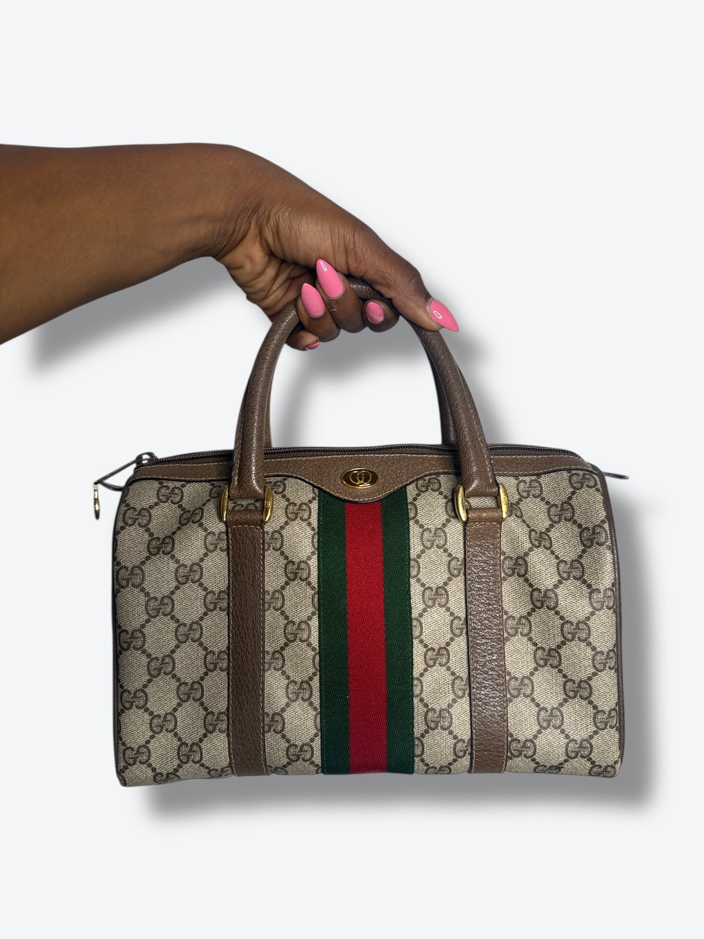 1970s Gucci Boston Bag (As Is - flaking in the interior)