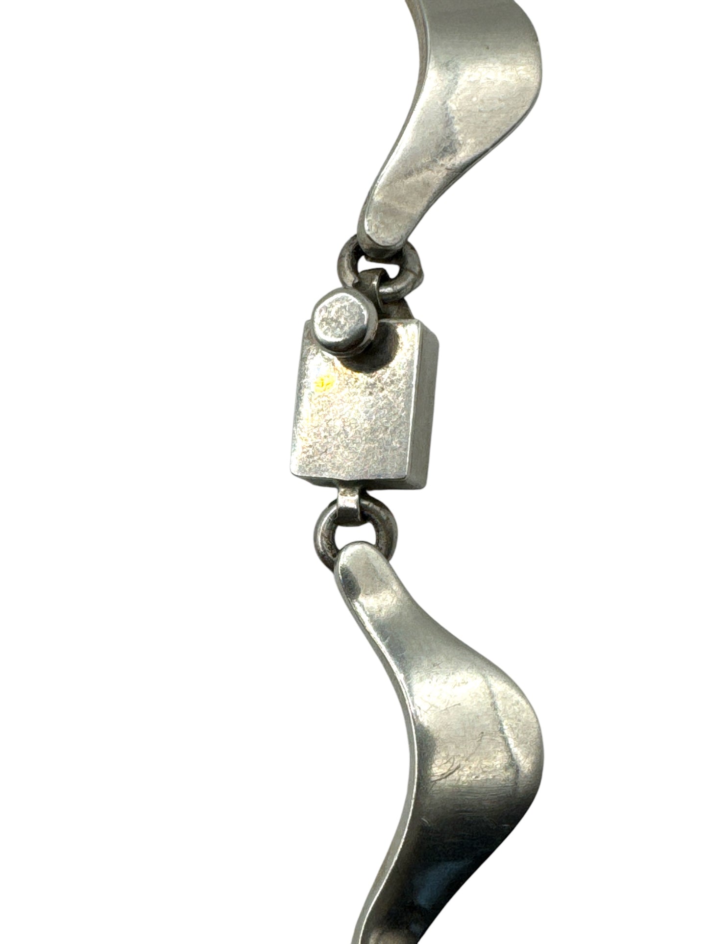 Vintage Mexican Sliver Abstract Necklace