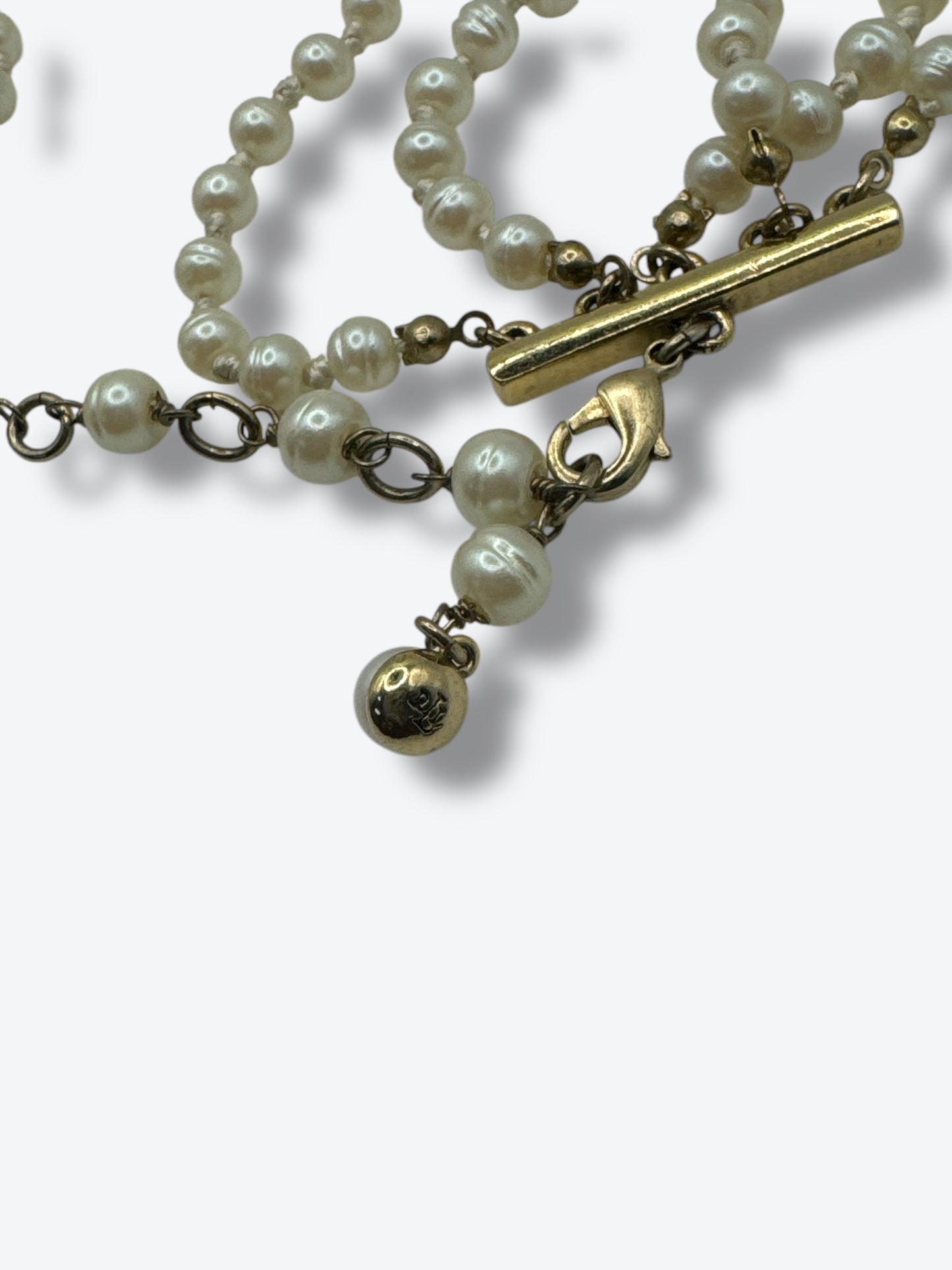 Vintage Ralph Lauren Pearl + Pink Bead Chocker