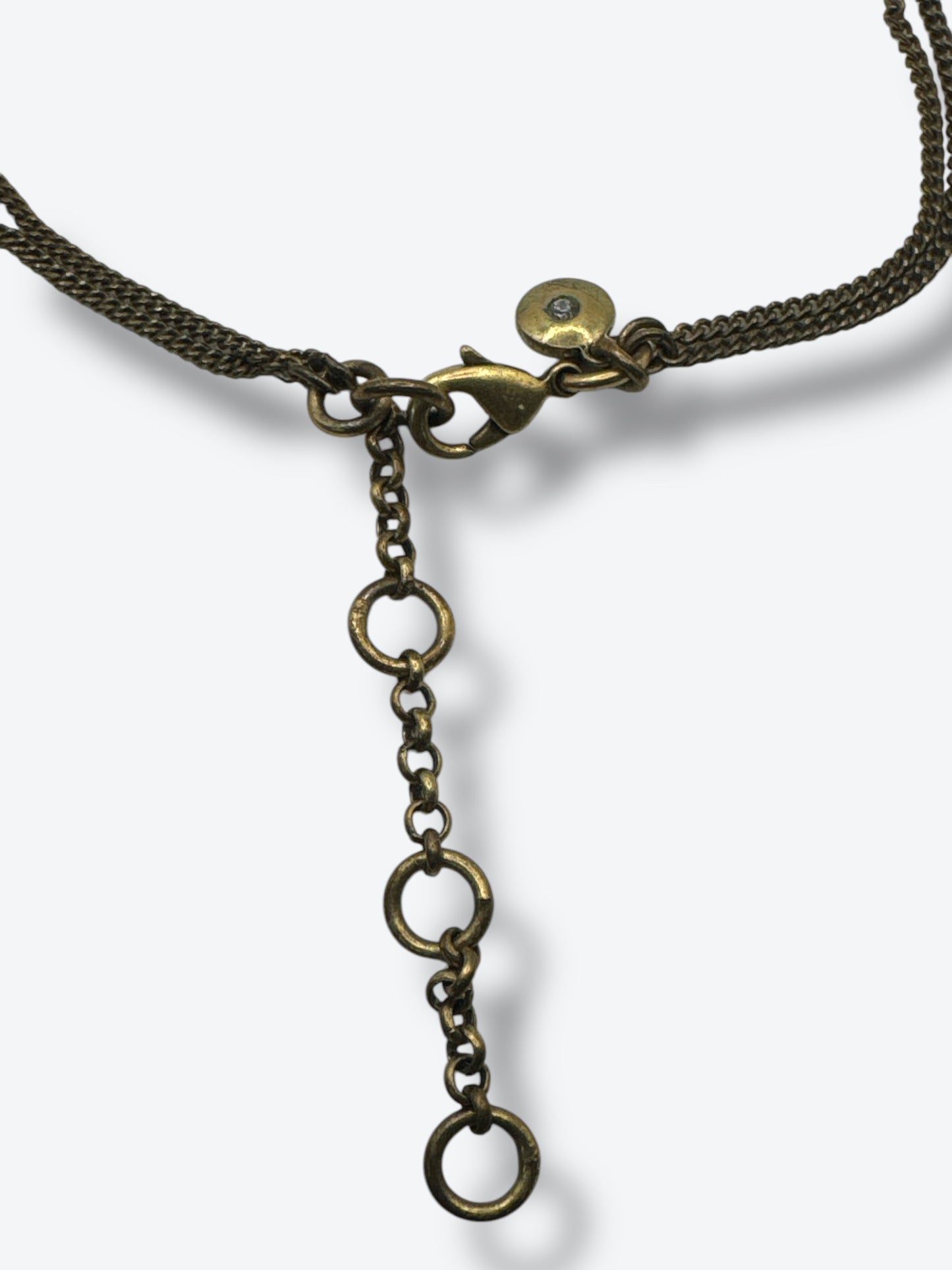 Vintage J Crew Gold + Crystal Rope Chain