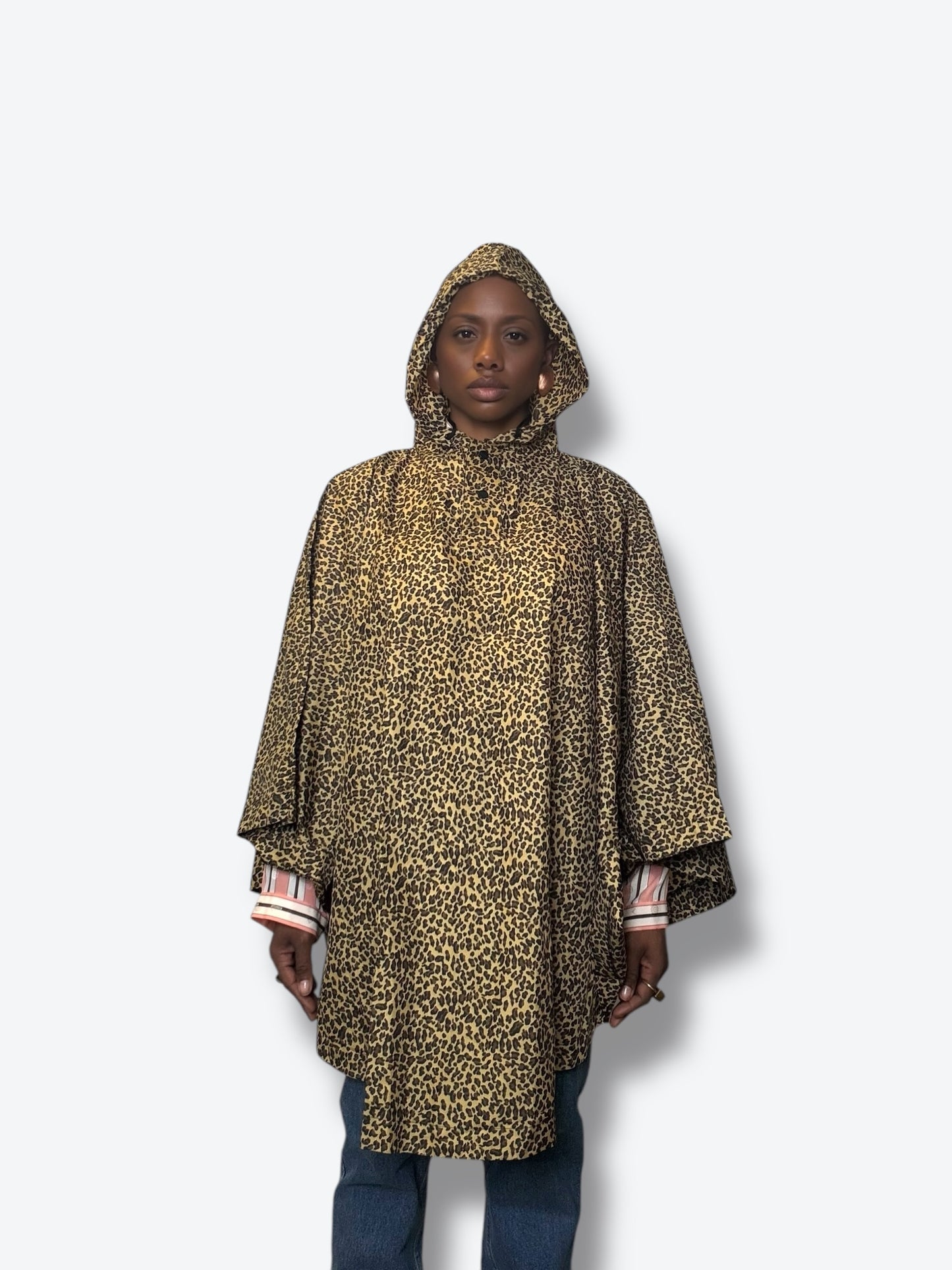 NWT Totes Cheetah Print Rain Poncho