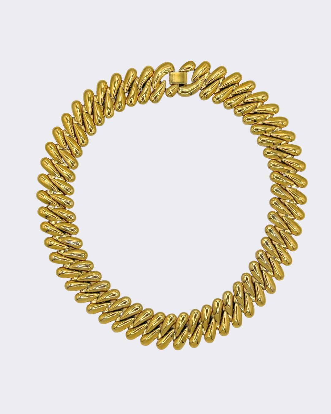 Vintage Twisted Brick Link Style Chocker