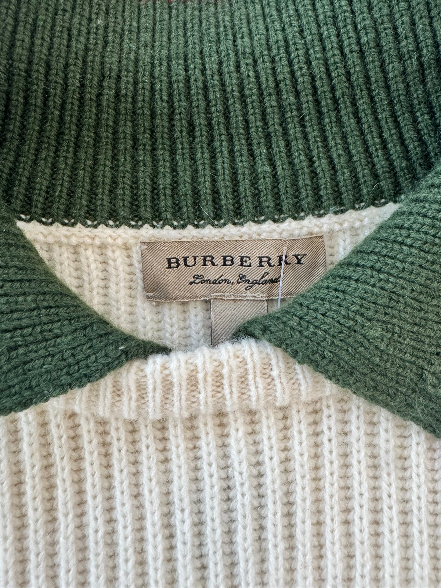 Y2K Burberry London England Knitwear