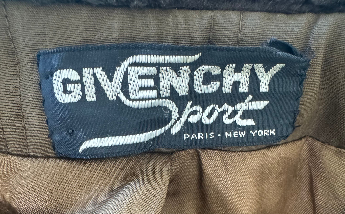 1970s Givenchy Sport Brown Quilted Coat