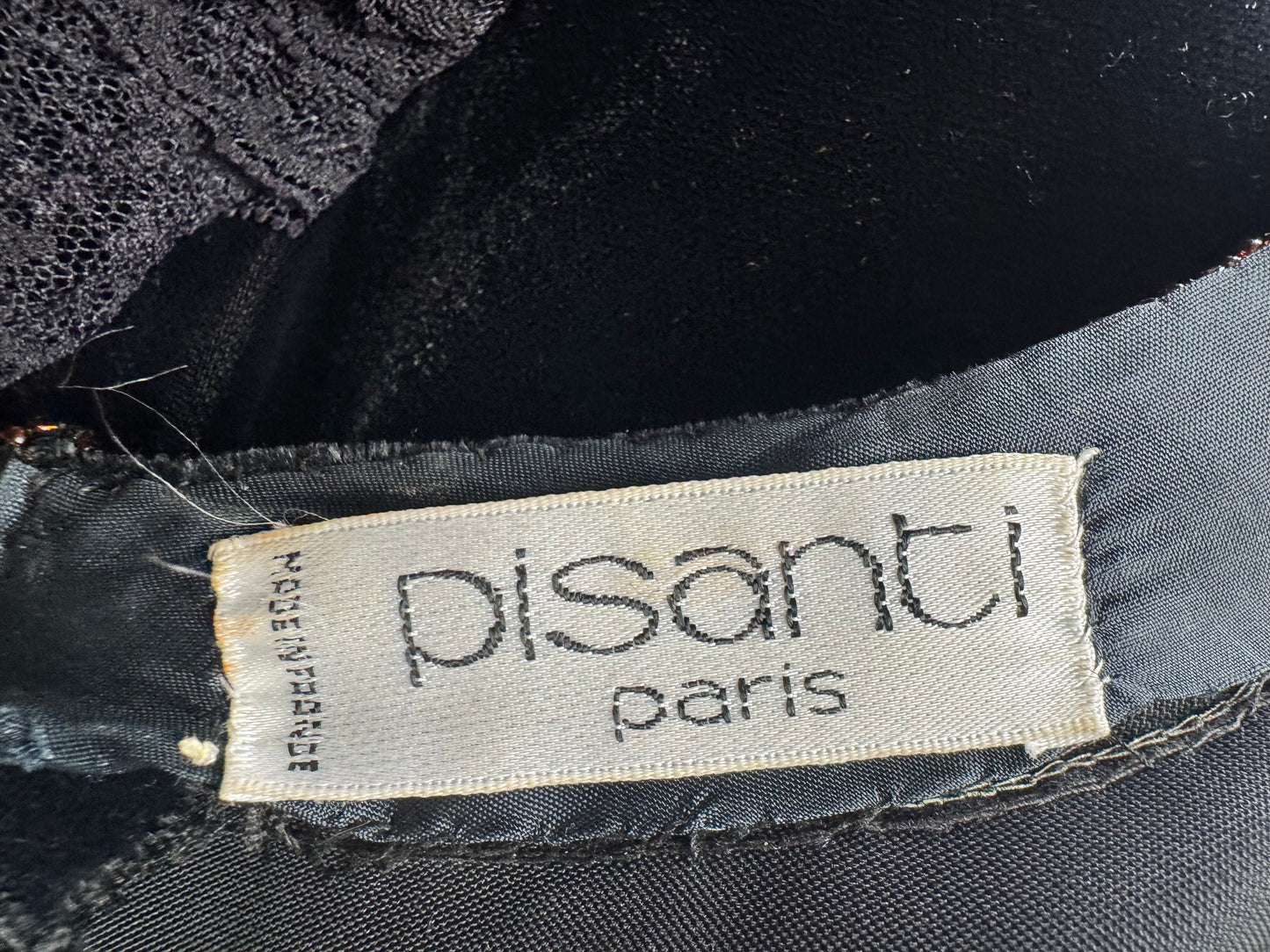 “Pisanti Paris” Lace Ruffle Gem Dress