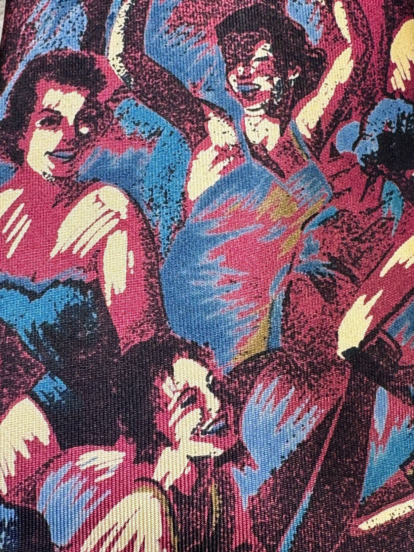 1980s Oscar de la Renta Dancer Novelty Tie