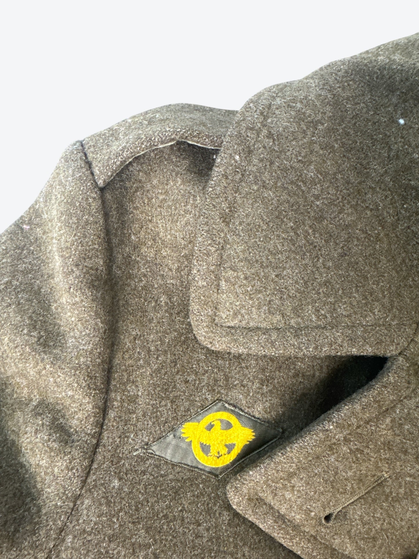 1950s WWII Wool Great Coat