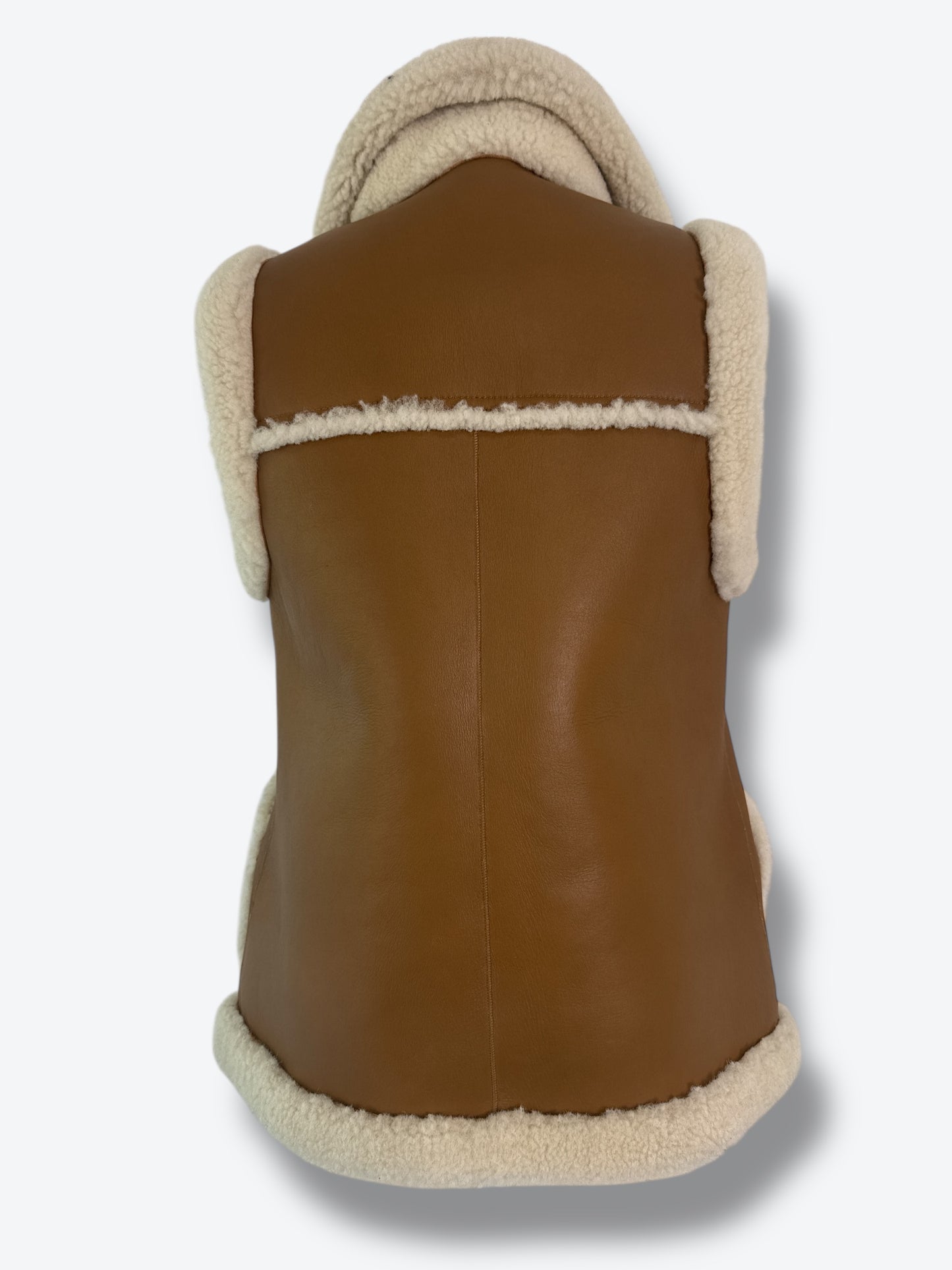 Y2K Coach Reversible Shearling Vest