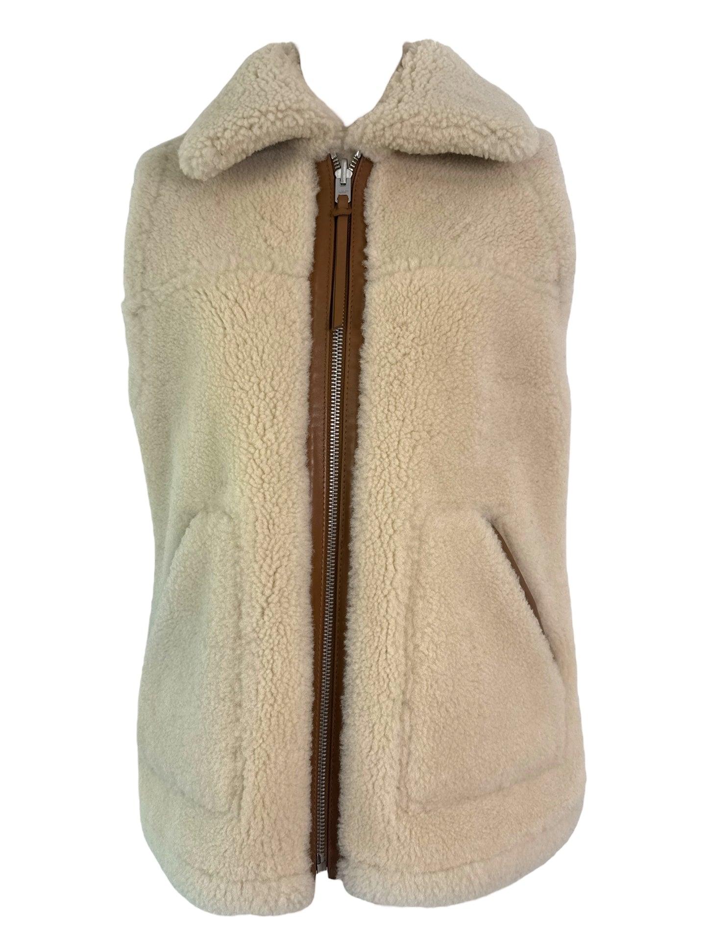 Y2K Coach Reversible Shearling Vest