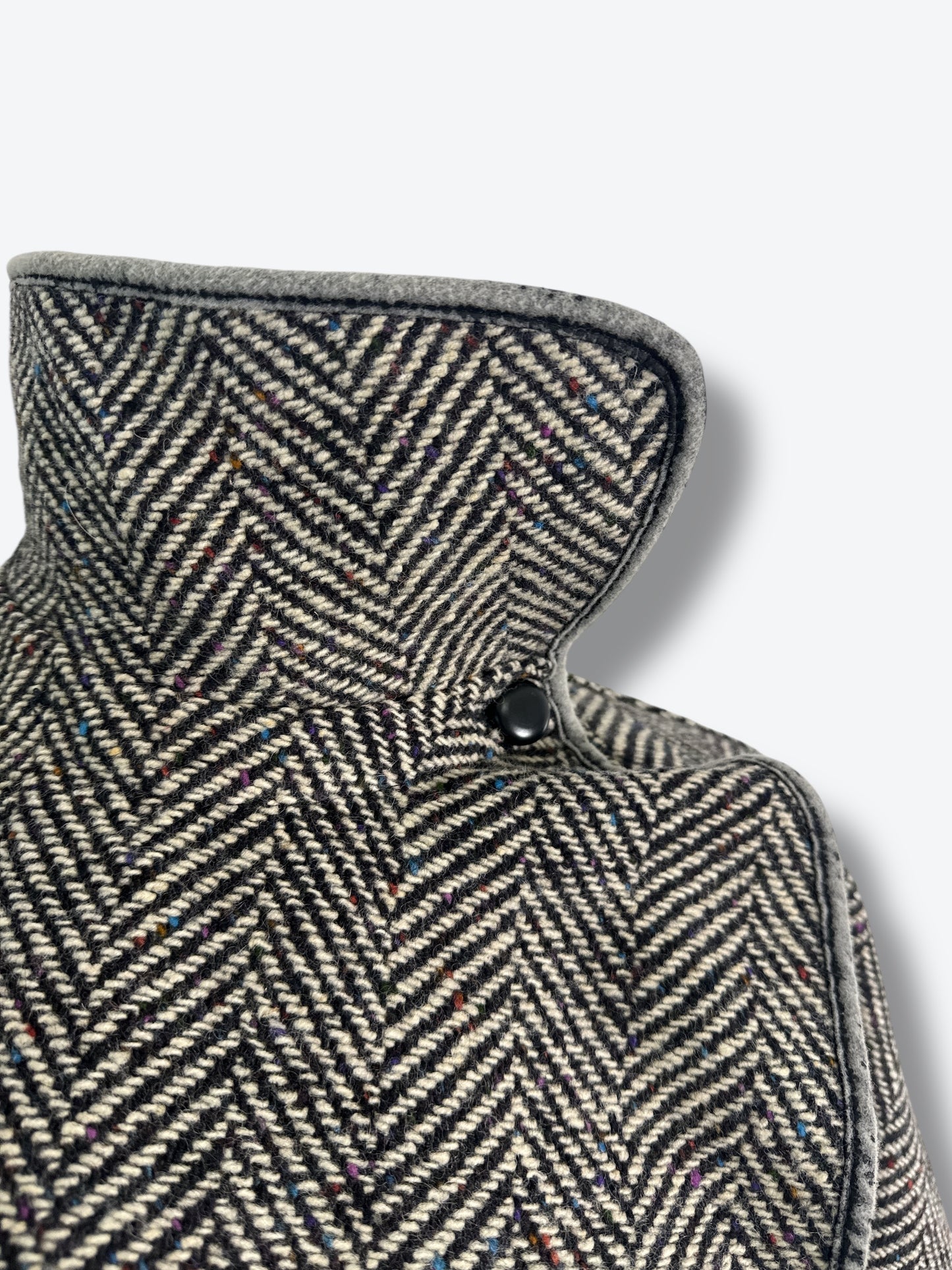 1980s Clifford Michael Speckled Wool Cape