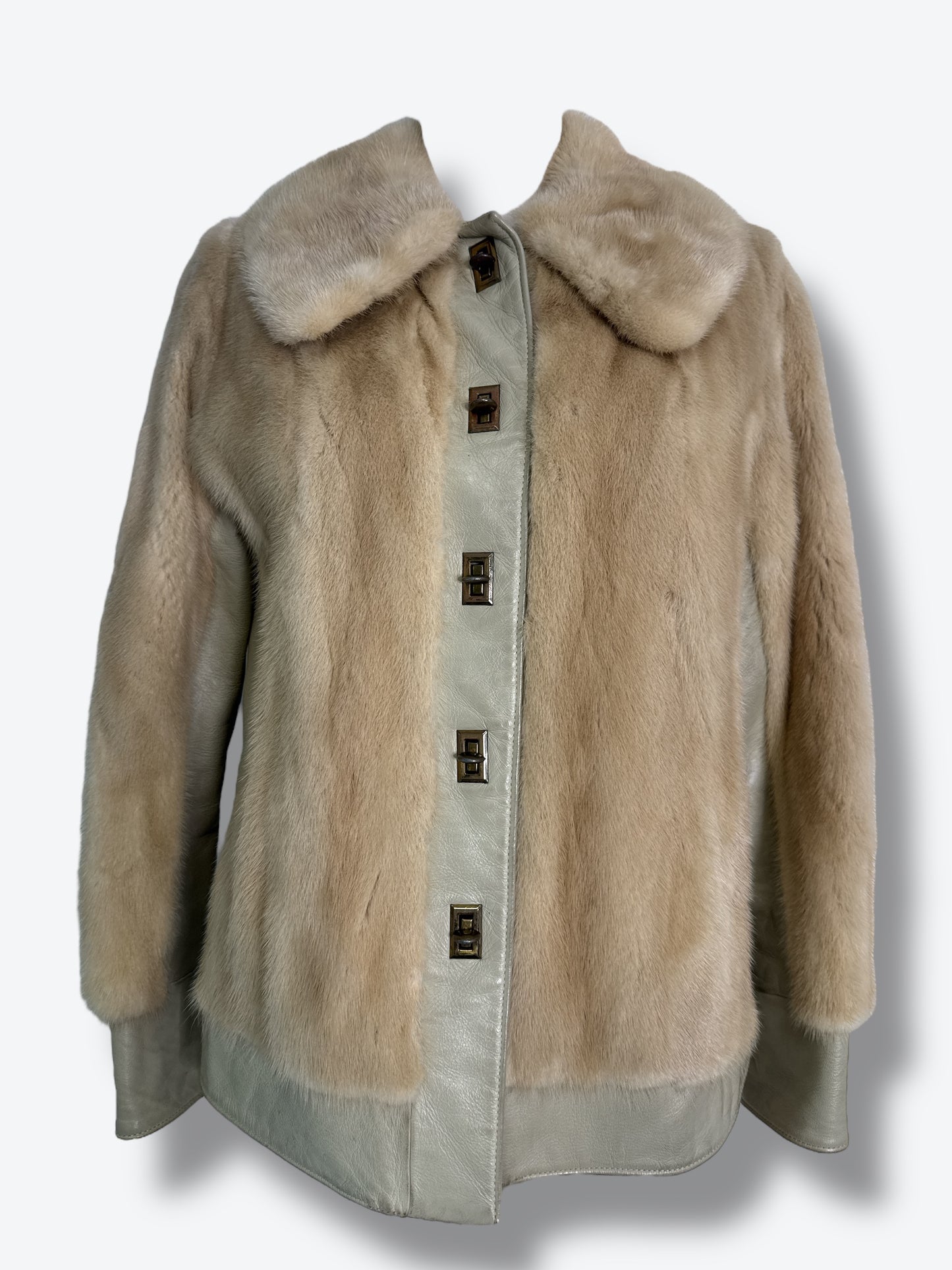 1960s Nicolai Furs Mink Turn-lock Coat