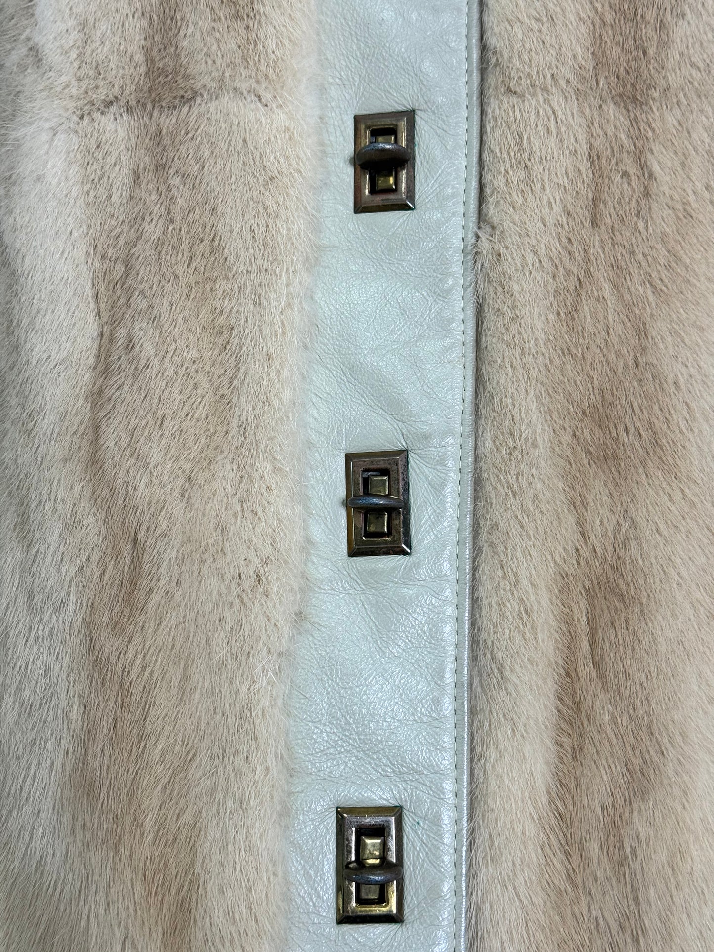 1960s Nicolai Furs Mink Turn-lock Coat