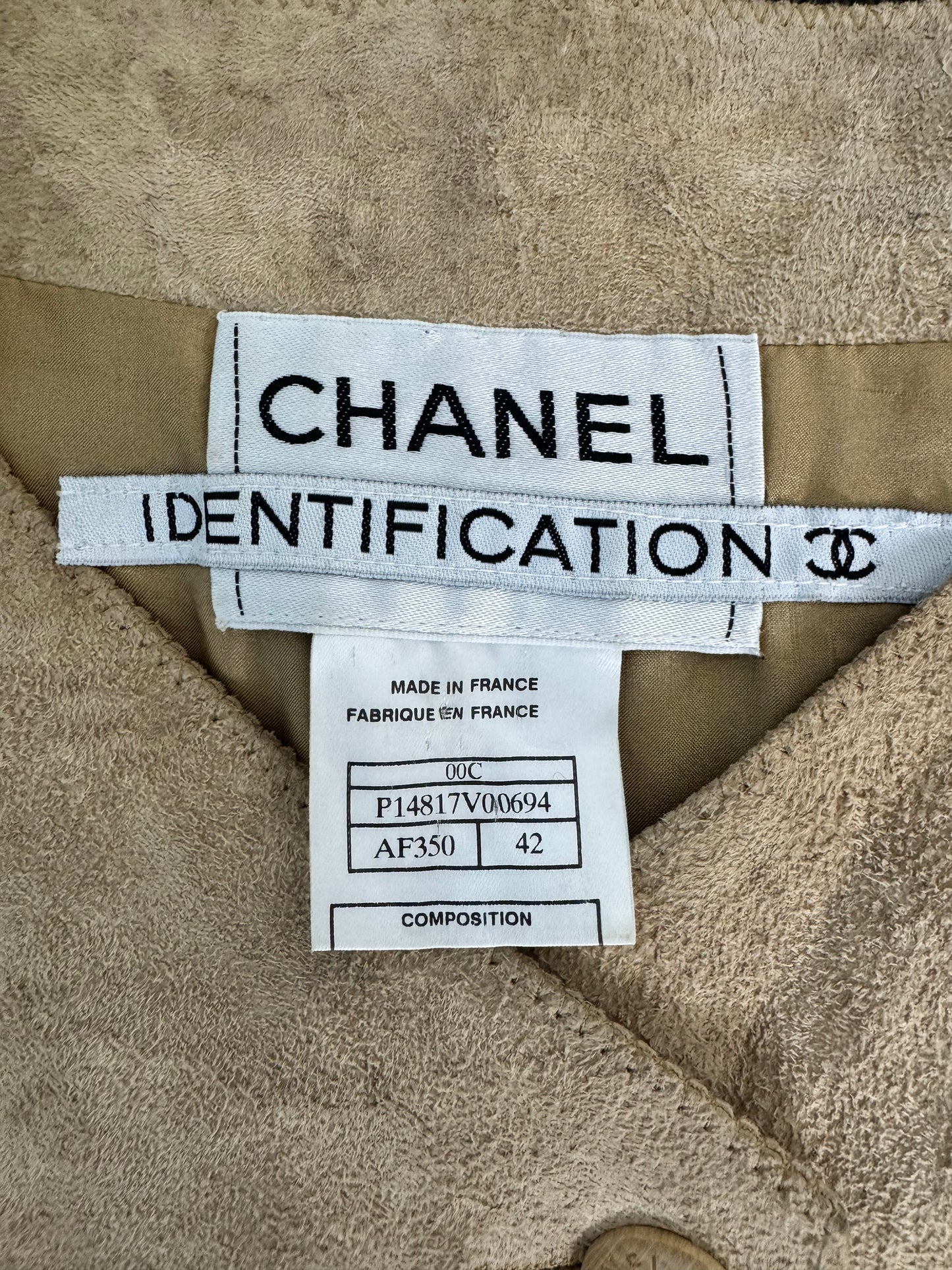 Y2K Chanel “Identification” Cruise Jacket (P14817V00694)