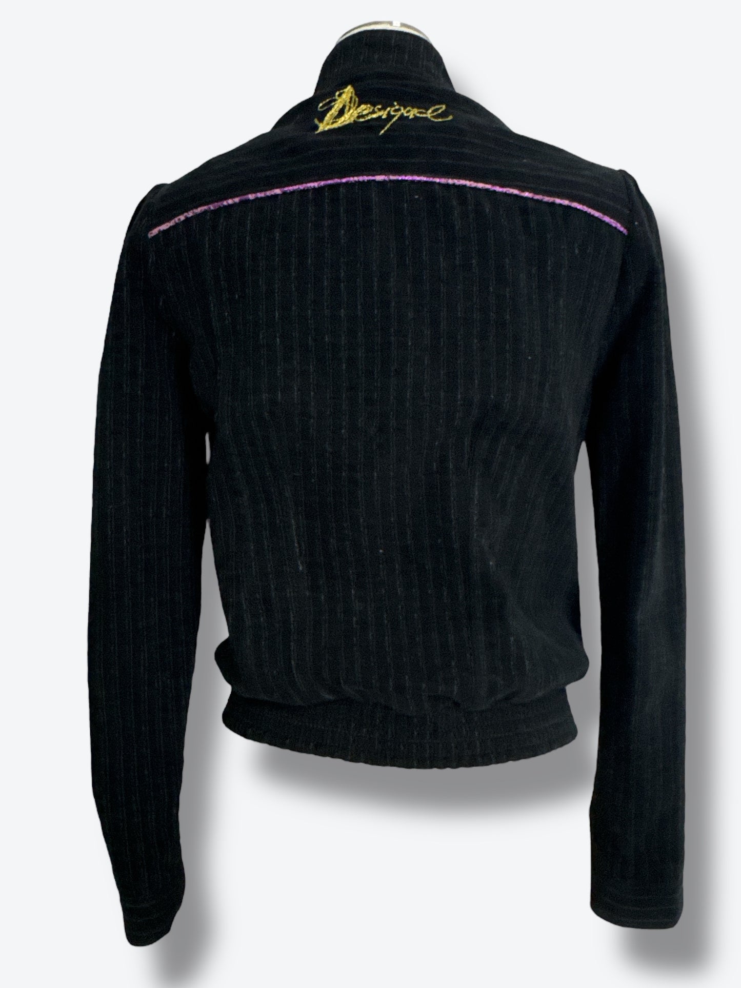 Y2K Desigual Mixed Media Short Jacket
