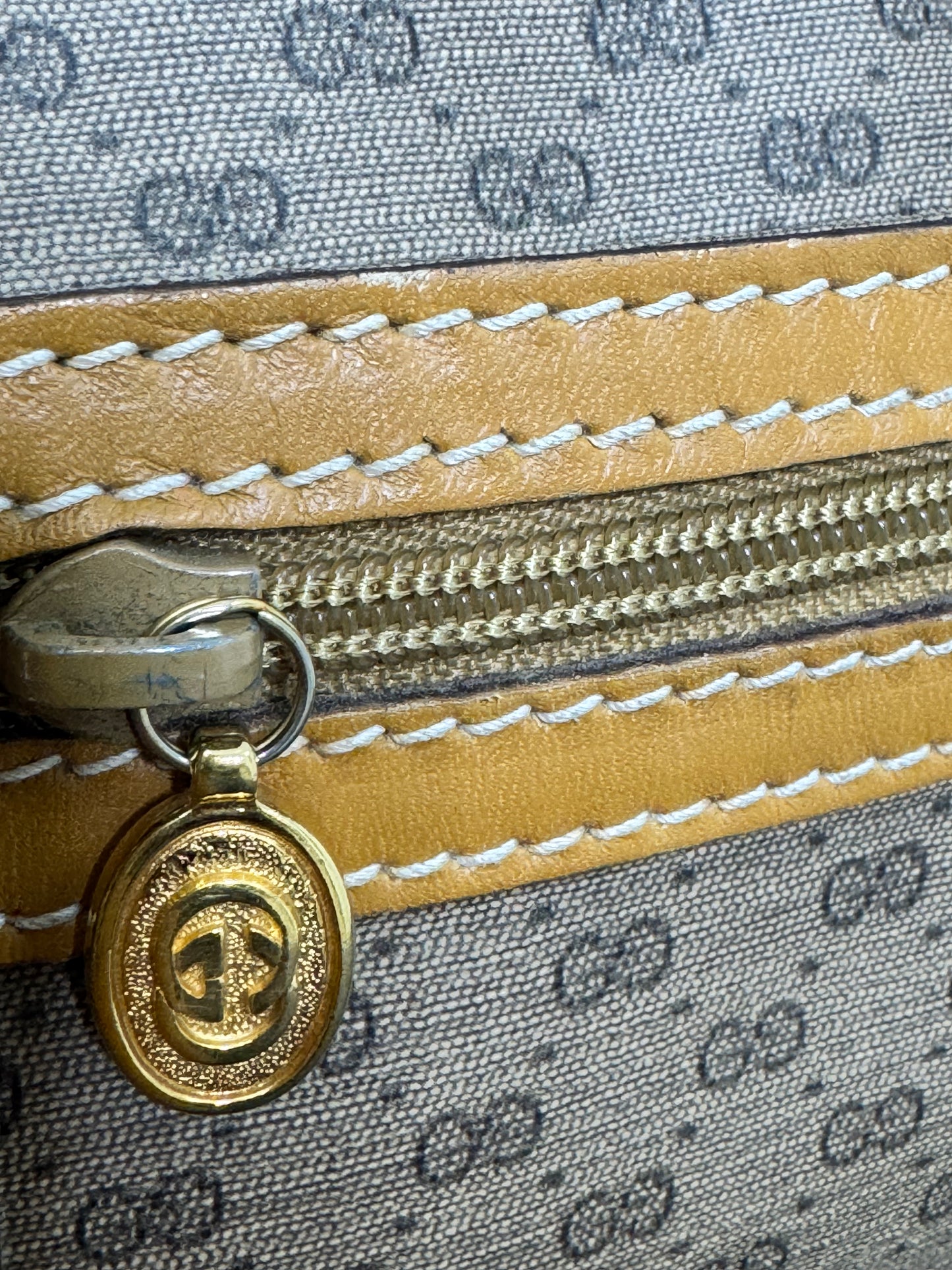 1970s Gucci Monogram Travel Tote