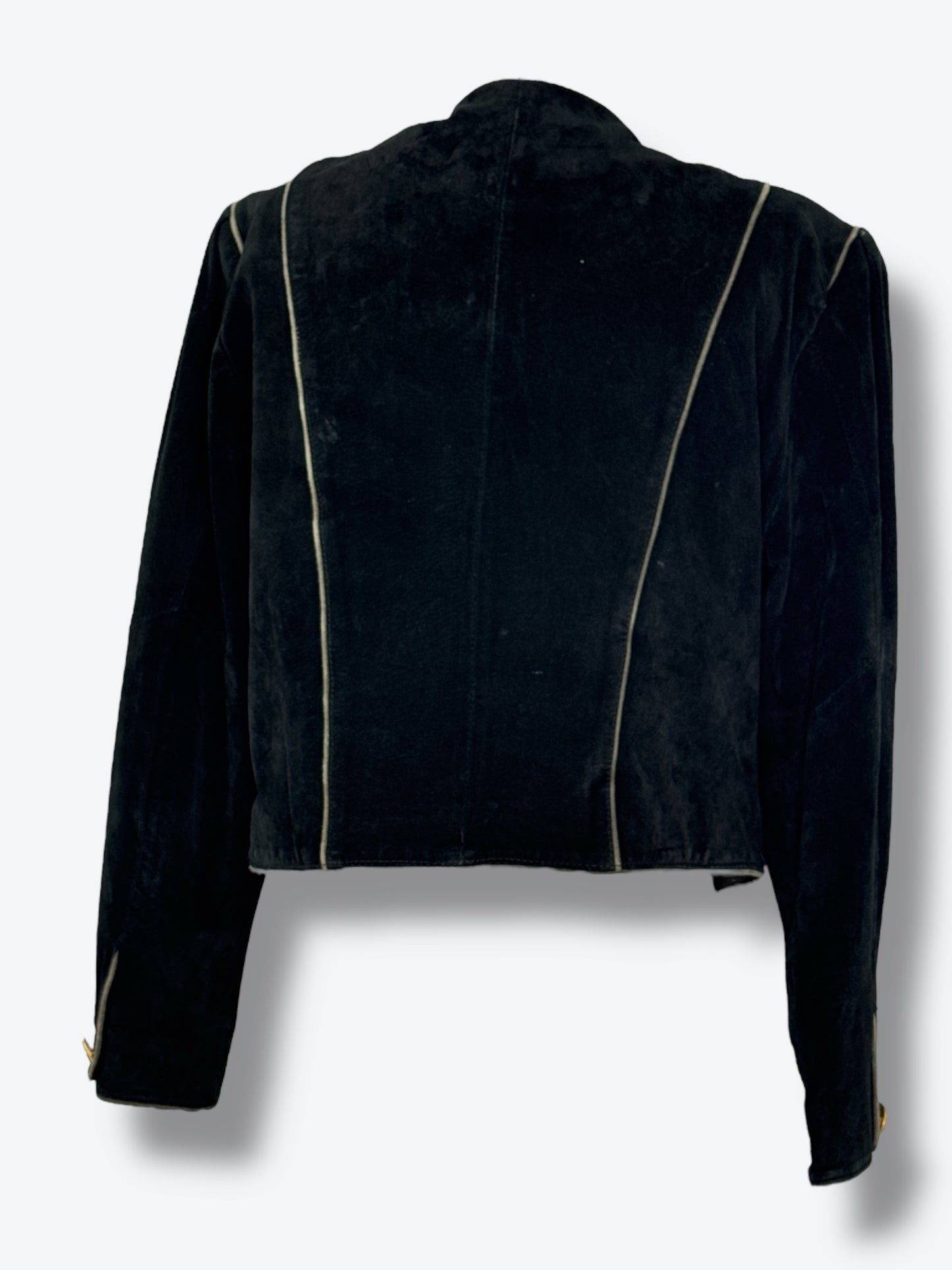 1980s Suede Floral Tyrolean Jacket