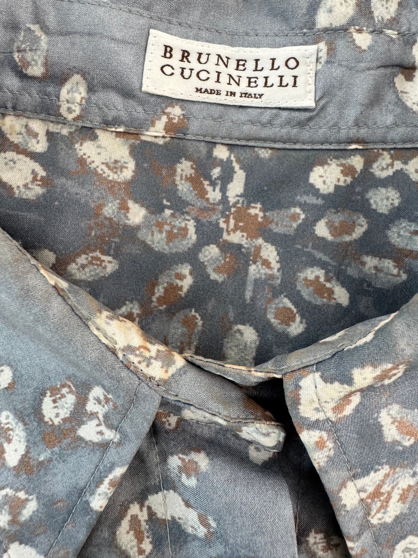 1990s Brunello Cucinelli Silk Top