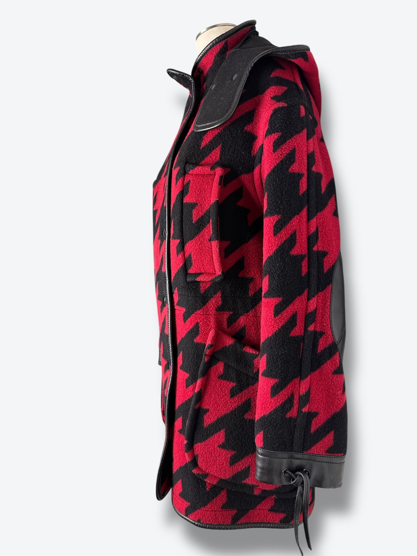 Coach Large Houndstooth Overcoat