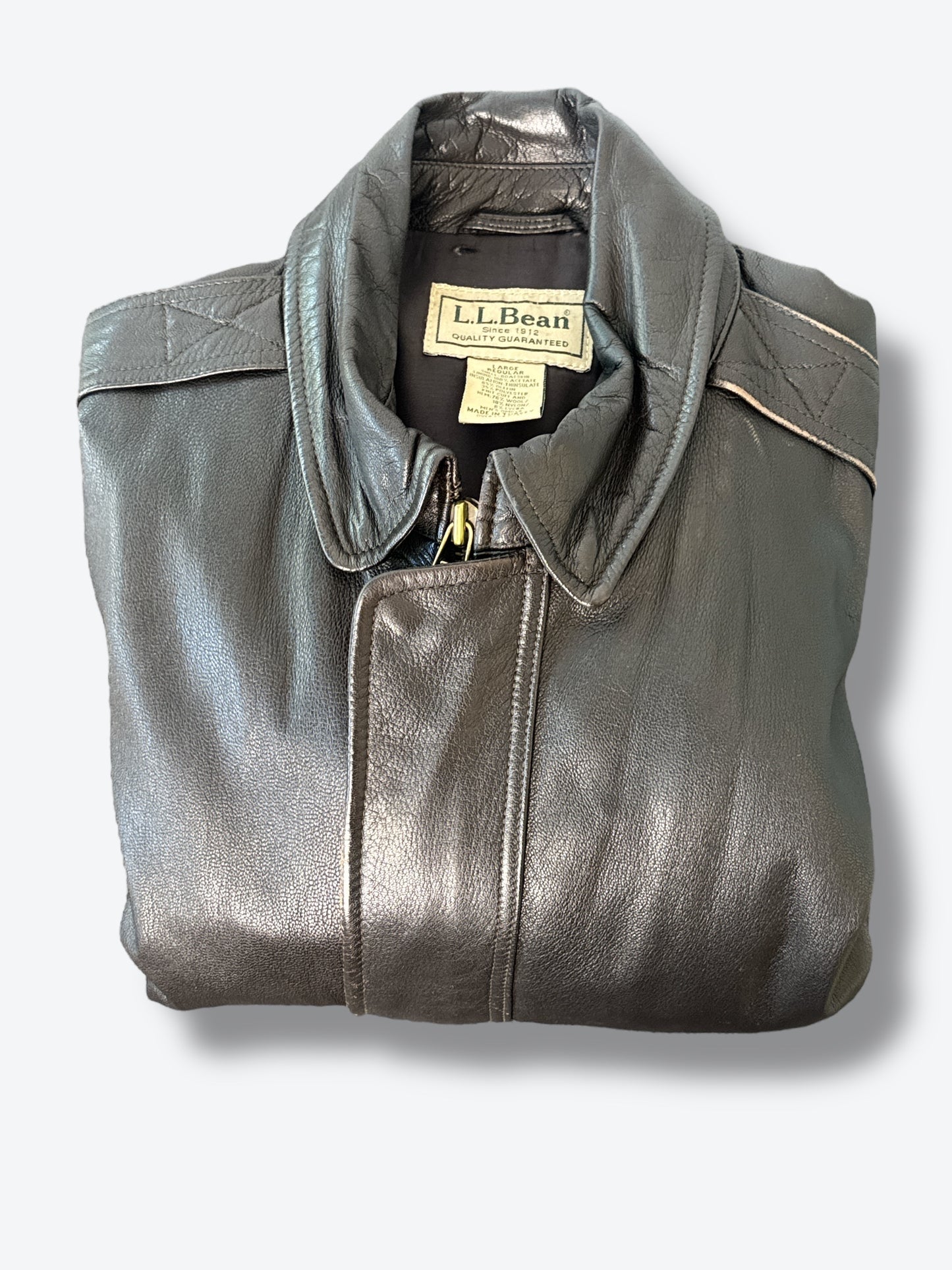 1990s L.L. Bean Leather Bomber