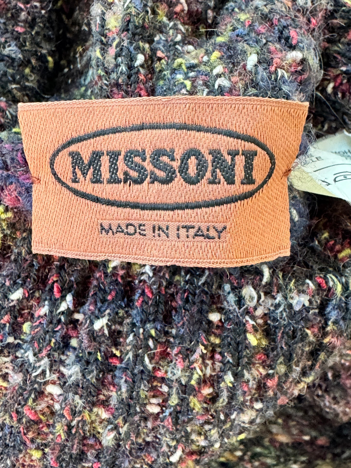 1980s Missoni Multicolor Striped Turtleneck Sweater