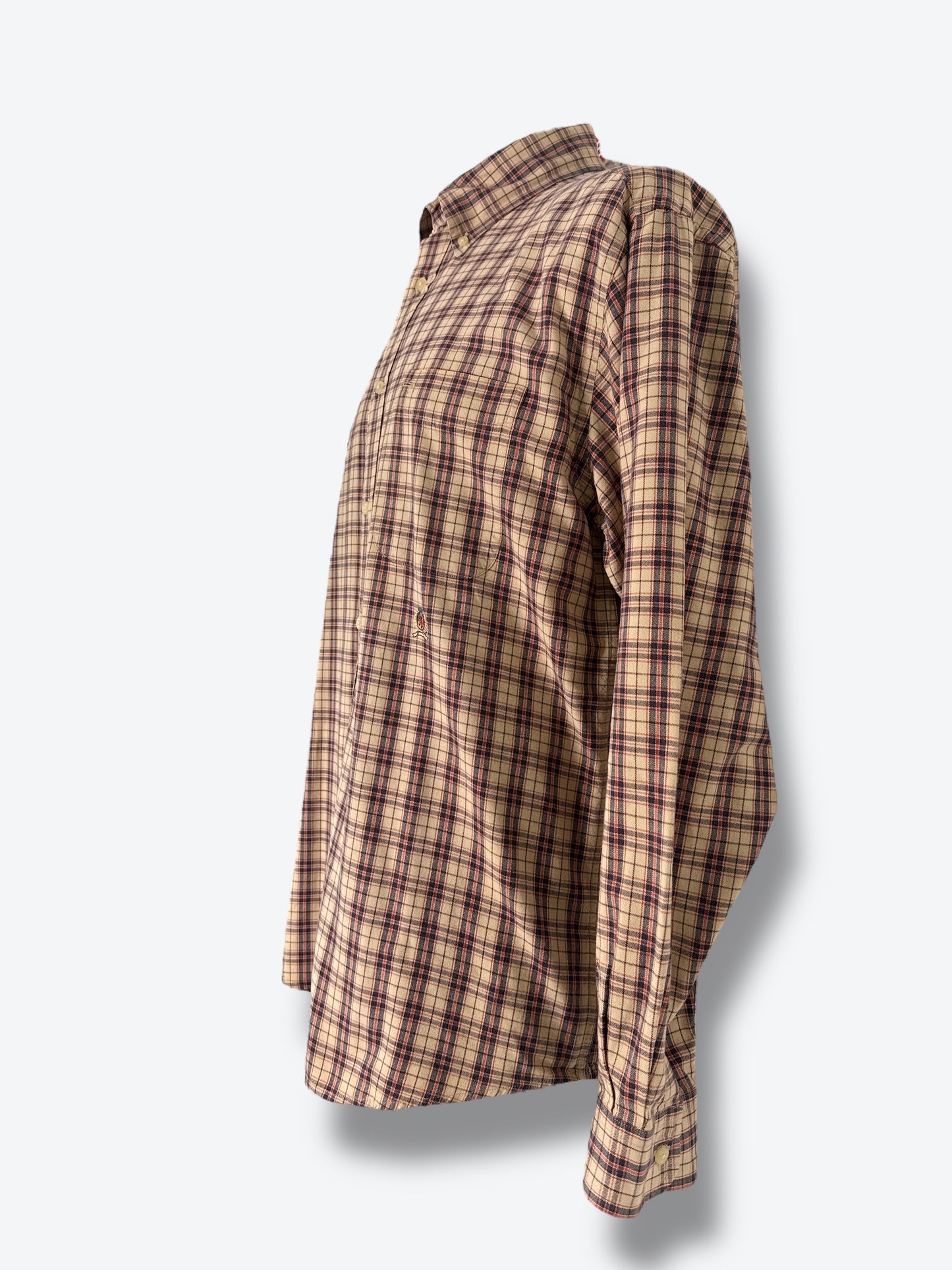 1990s Tommy Hilfiger Plaid Button-Down Shirt