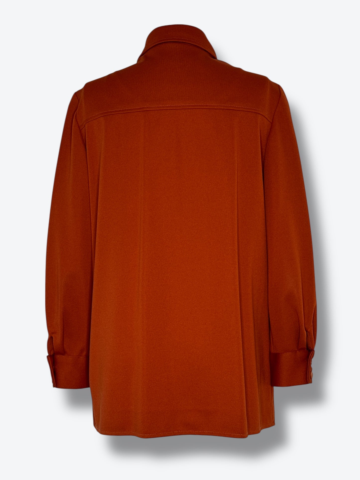 1970s Givenchy Sport Burnt Orange Blouse