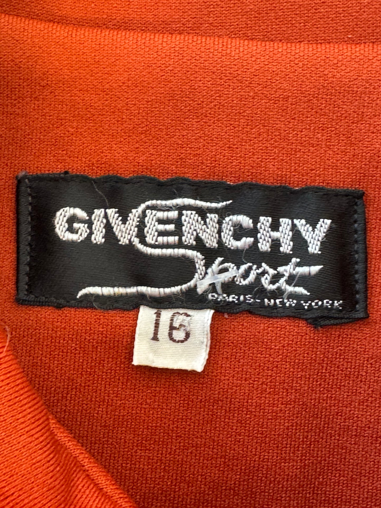 1970s Givenchy Sport Burnt Orange Blouse