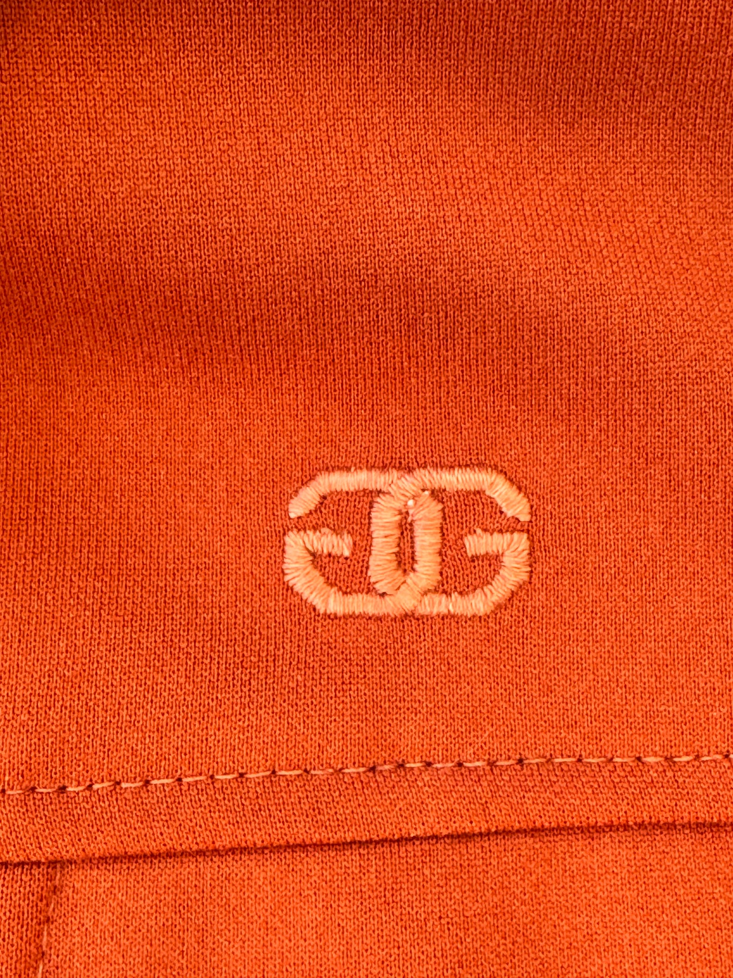 1970s Givenchy Sport Burnt Orange Blouse