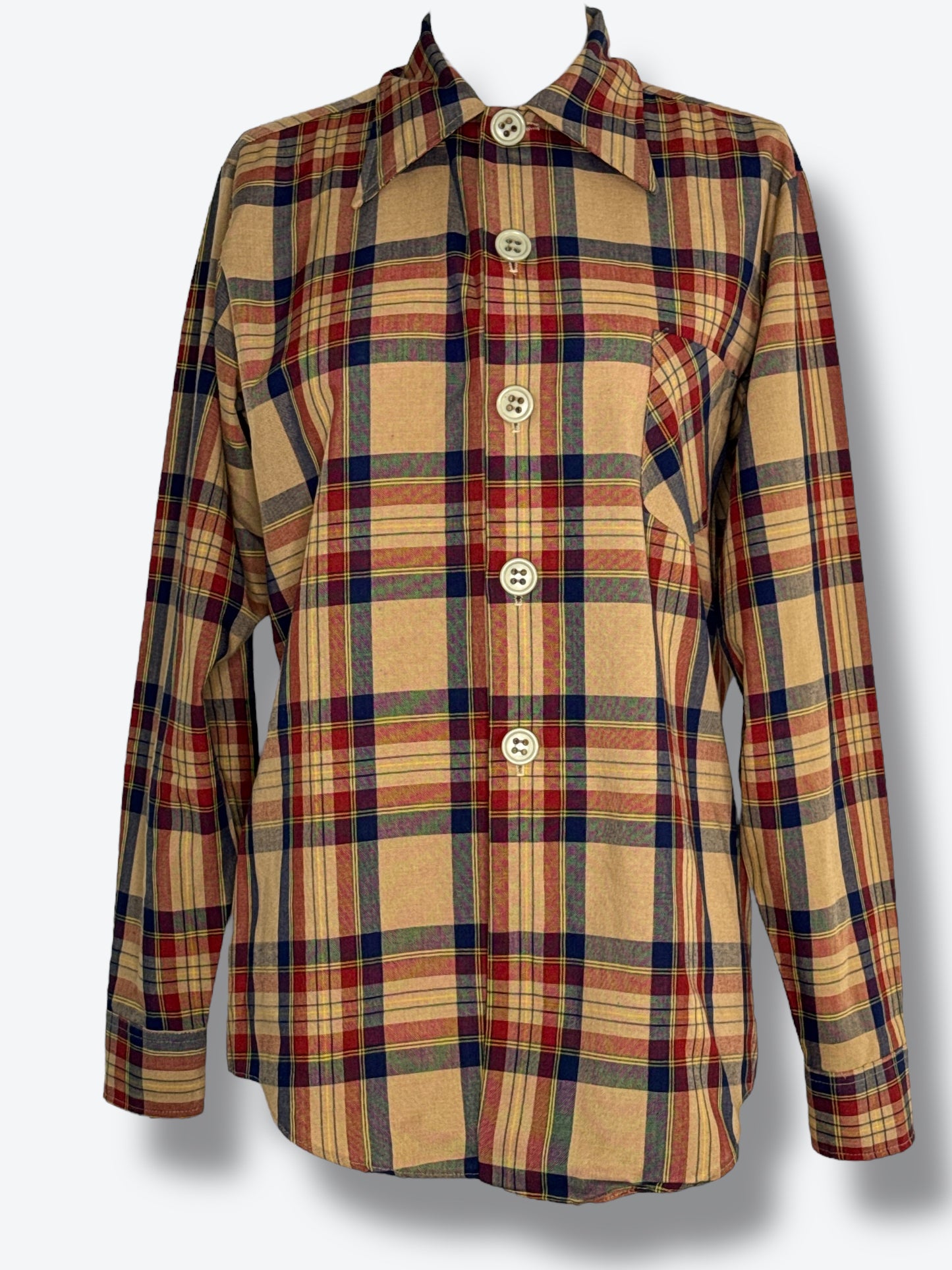 1970s Unisex Western Workwear Shirt