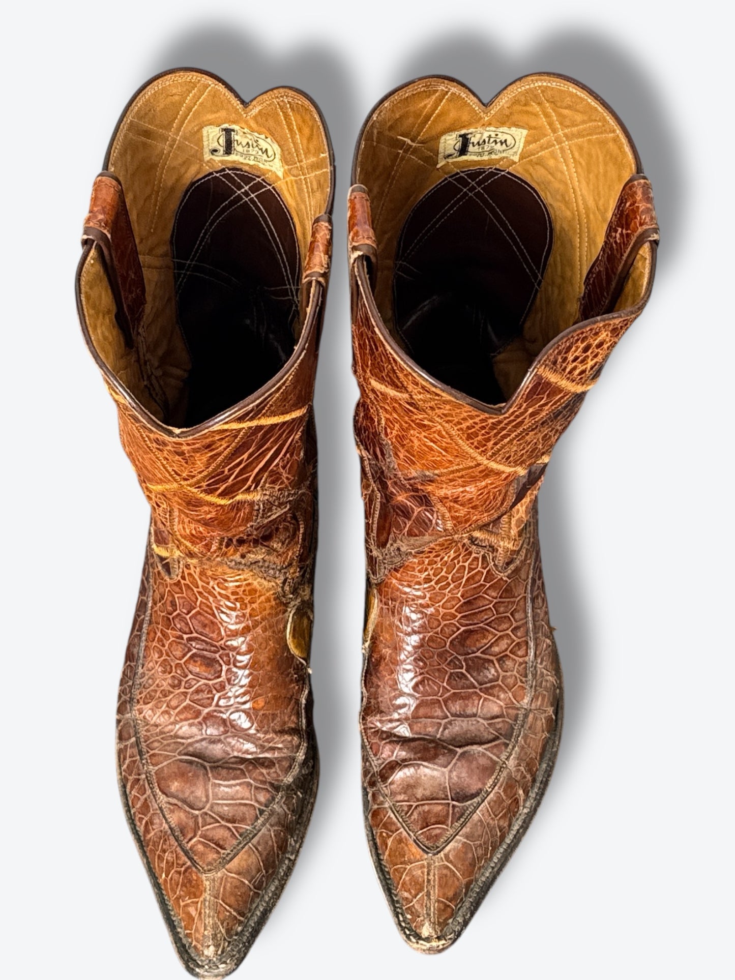 1970s Justin Cowboy Boots (Men)