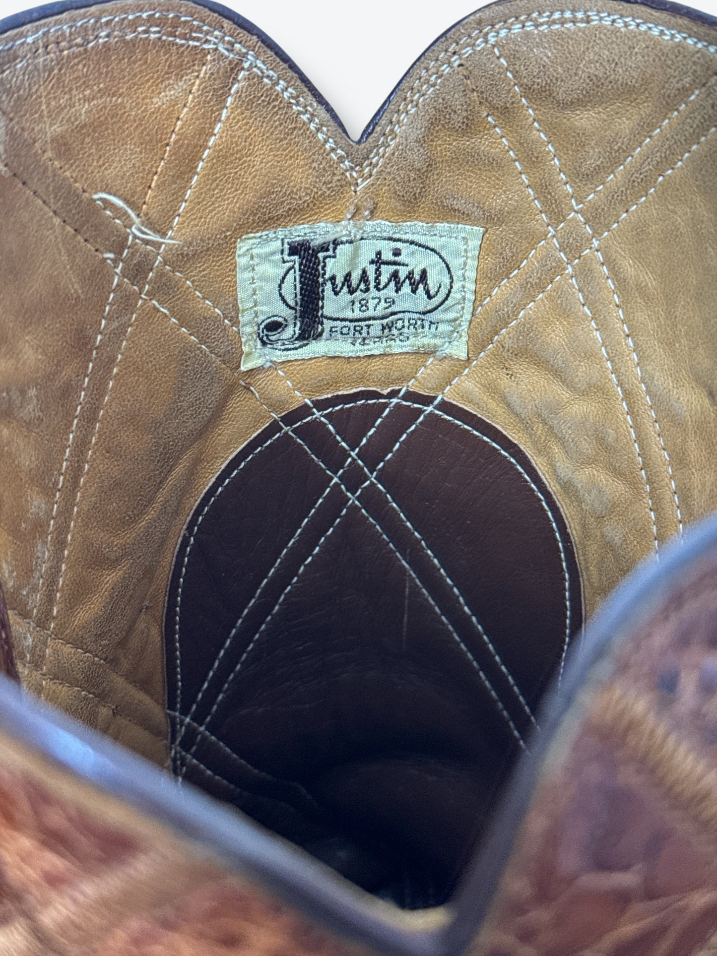 1970s Justin Cowboy Boots (Men)