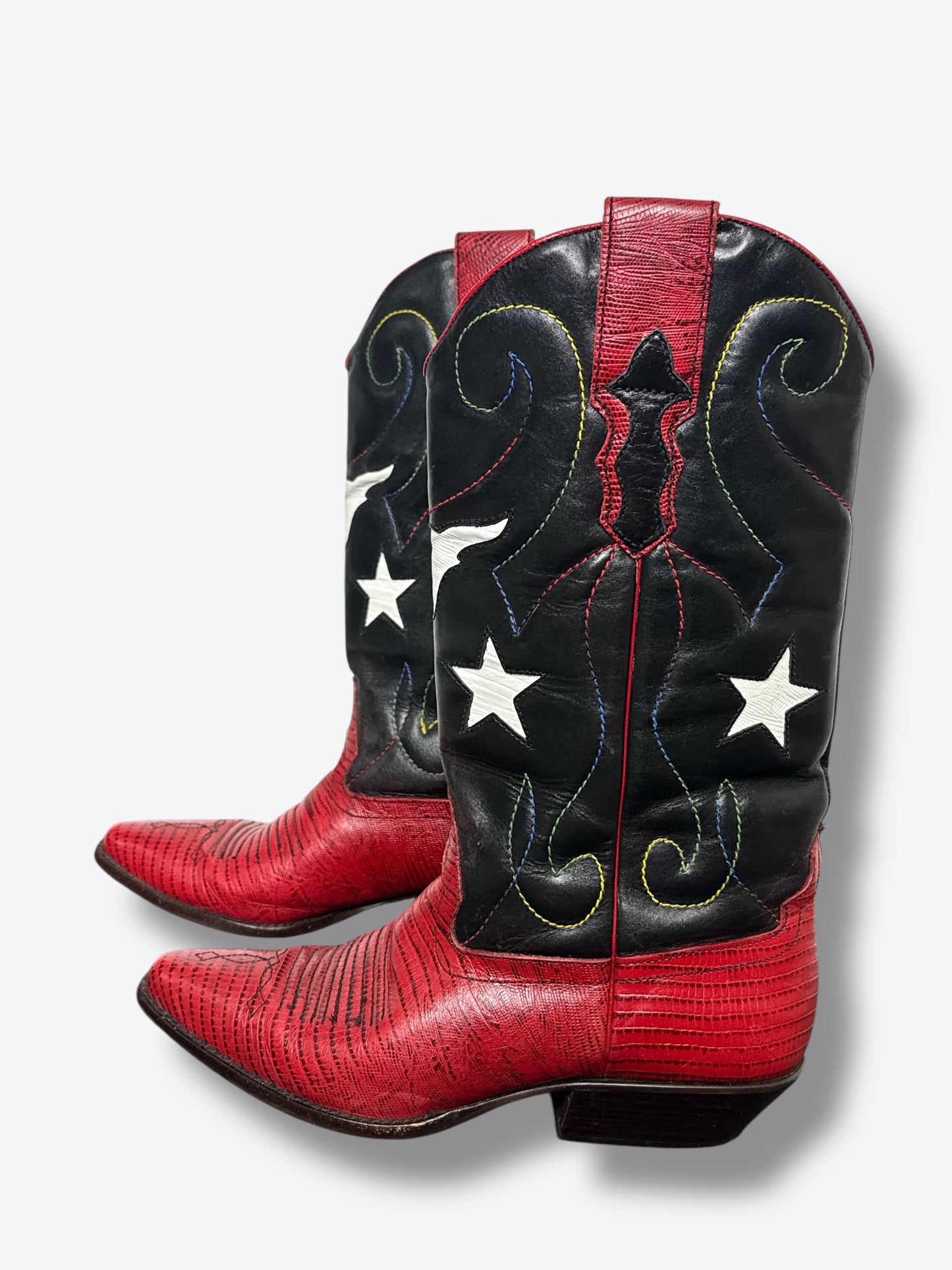 1990s Nine West Rock Star Cowboy Boots