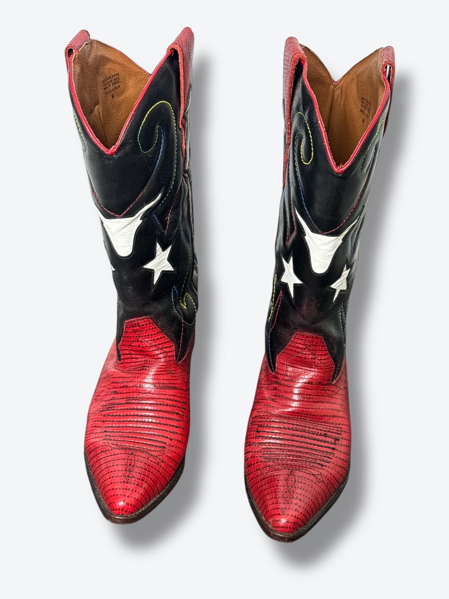 1990s Nine West Rock Star Cowboy Boots