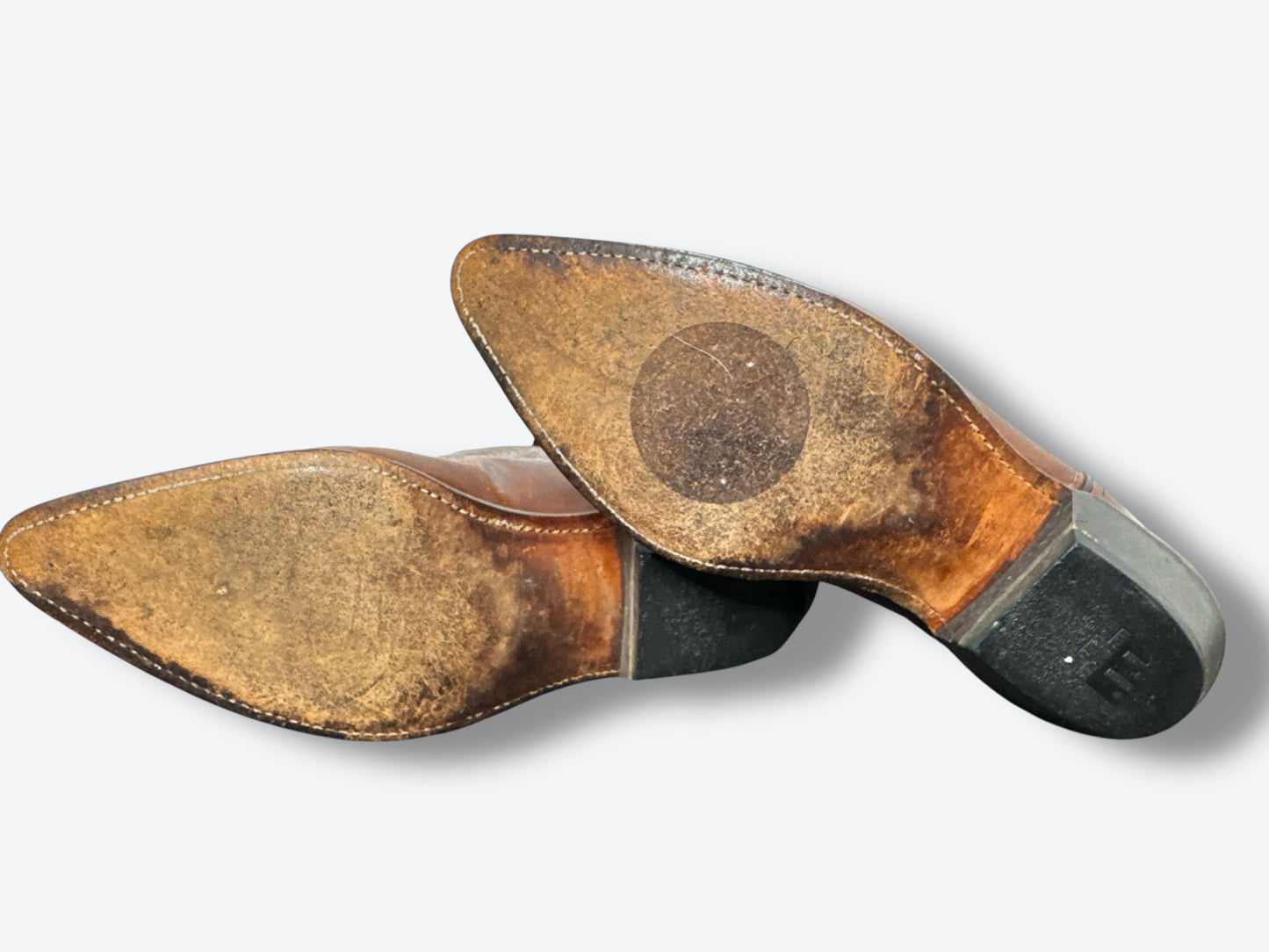 Vintage Brown Cowboy Boots