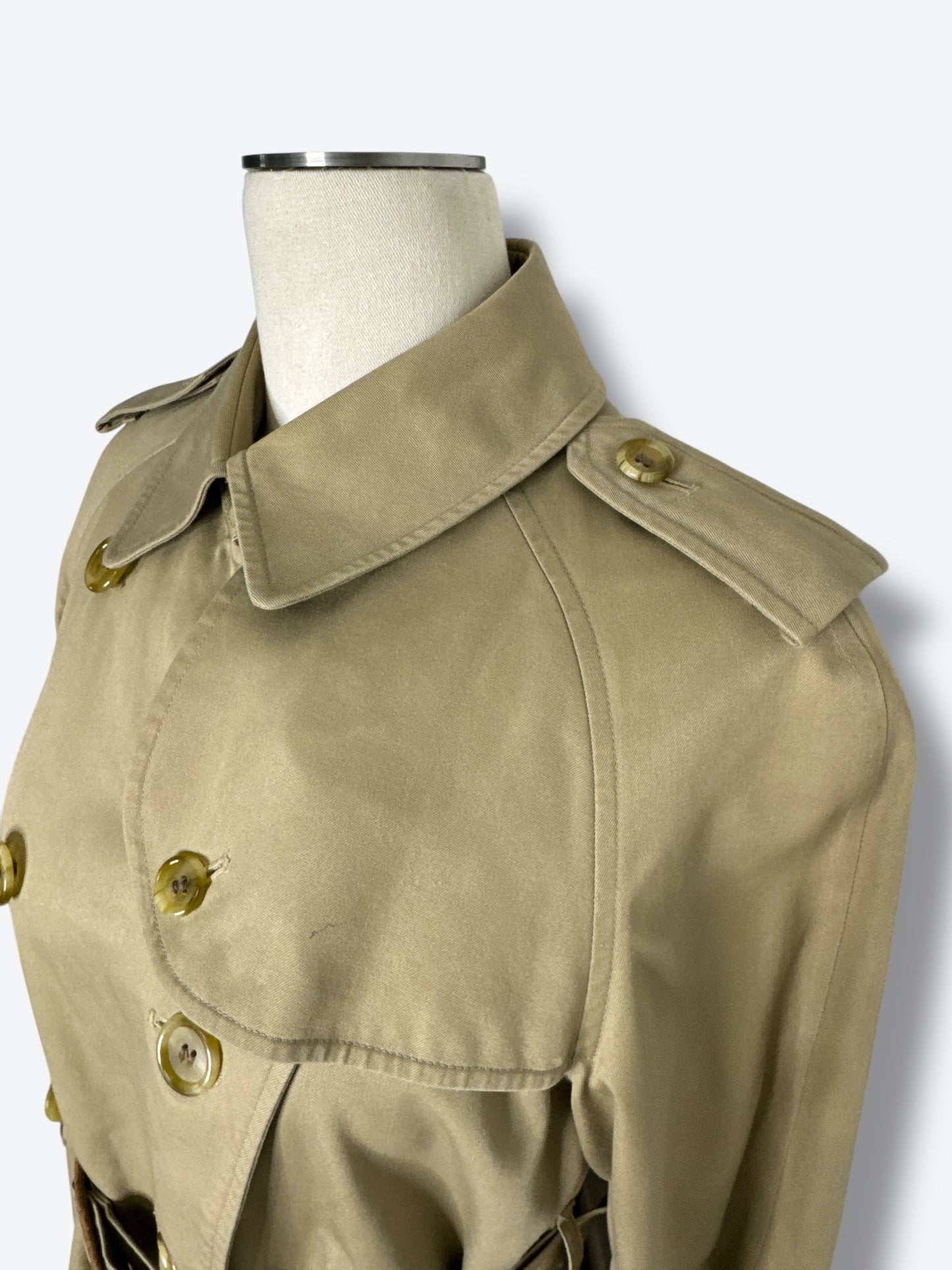 1980a Burberrys Trench Coat with Lining