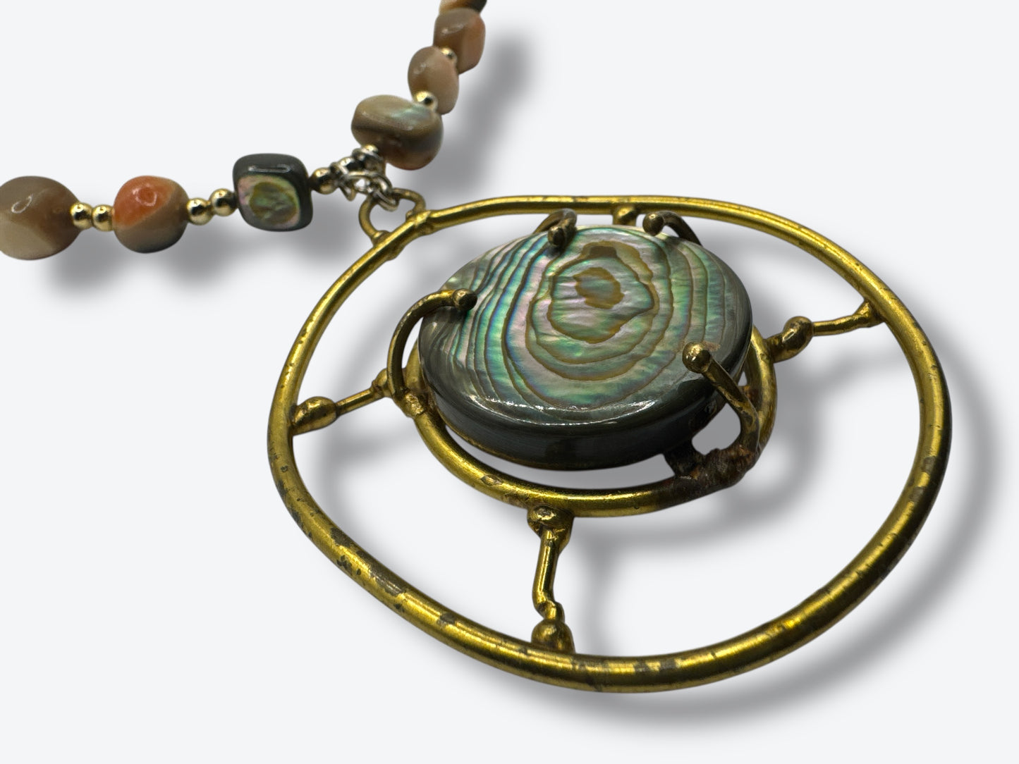 1970s Hippie Studio Necklace