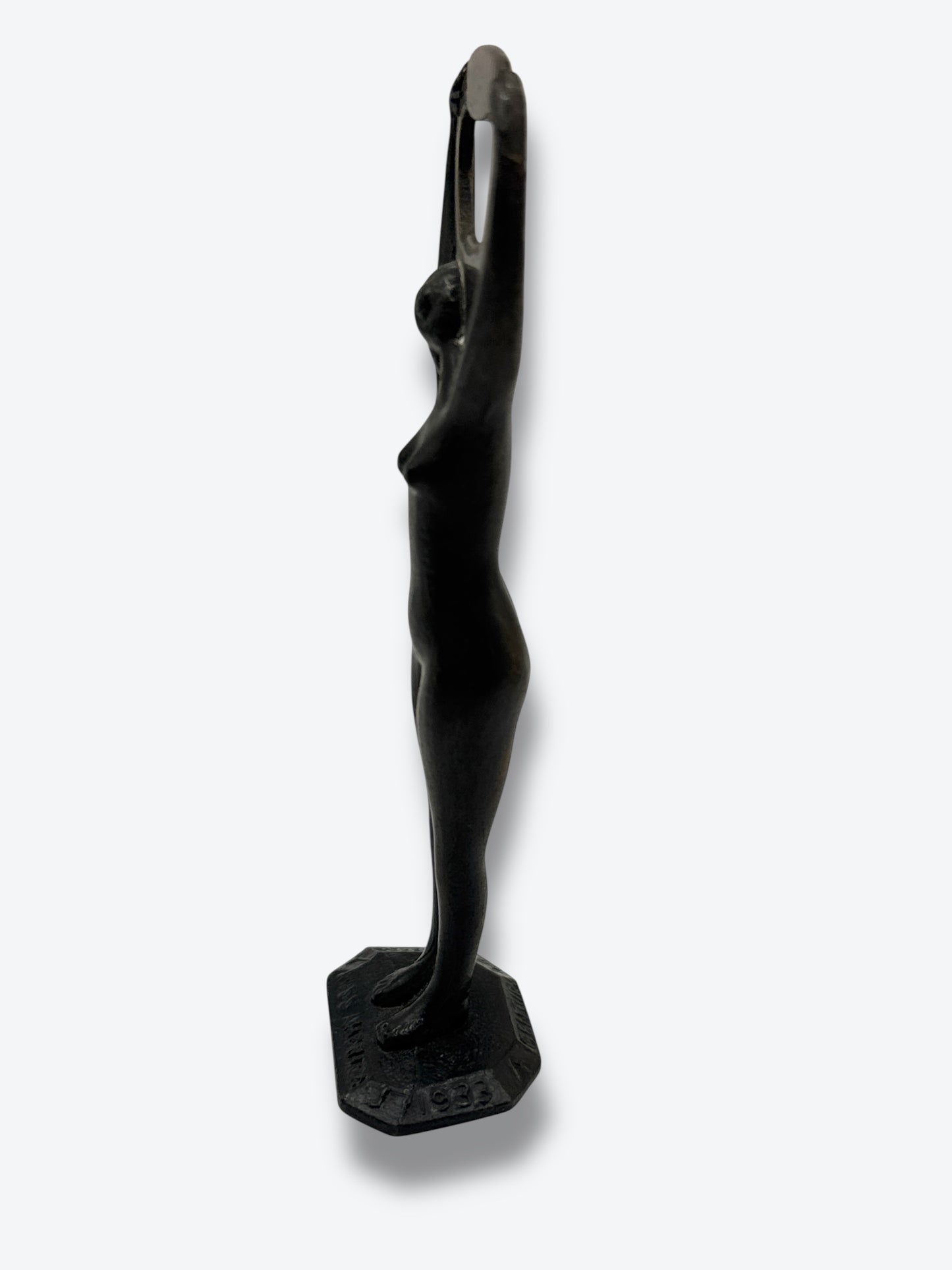 1933 Vintage Nude Lady Cast Iron Bottle Opener